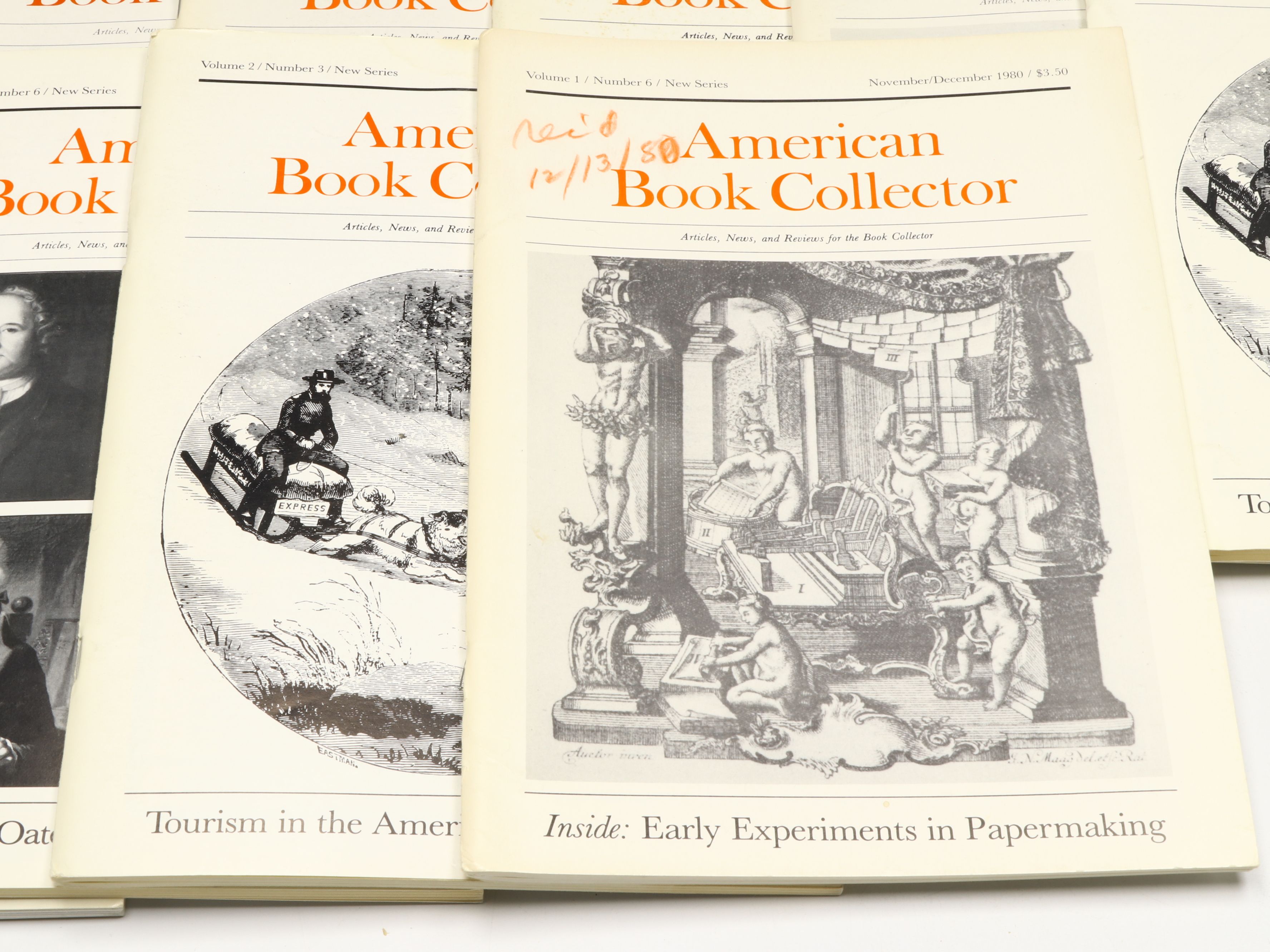 "American Book Collector" Literature Publications, Mid to Late 20th C.