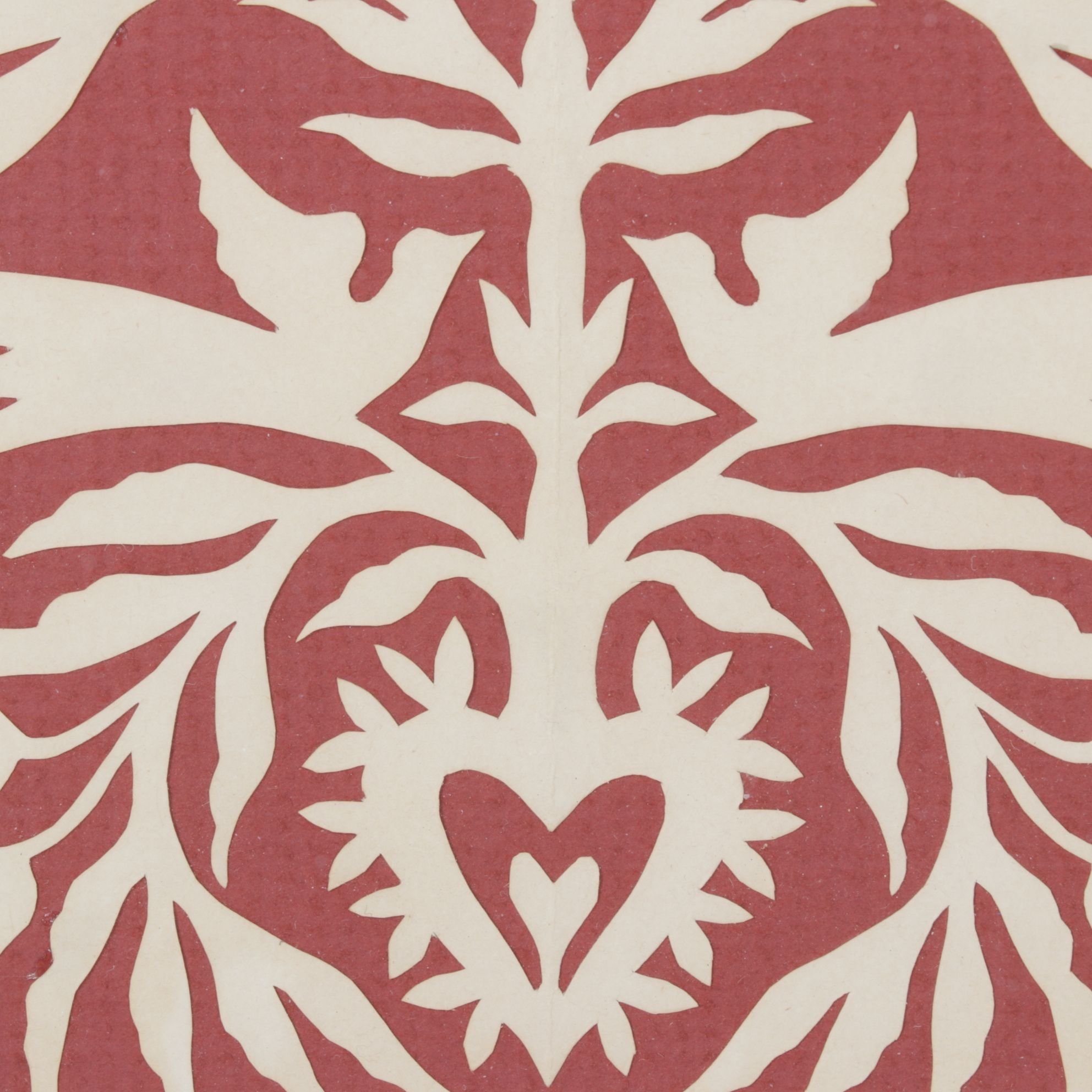 Framed "Scherenschnitte" Papercut Folk Art and More