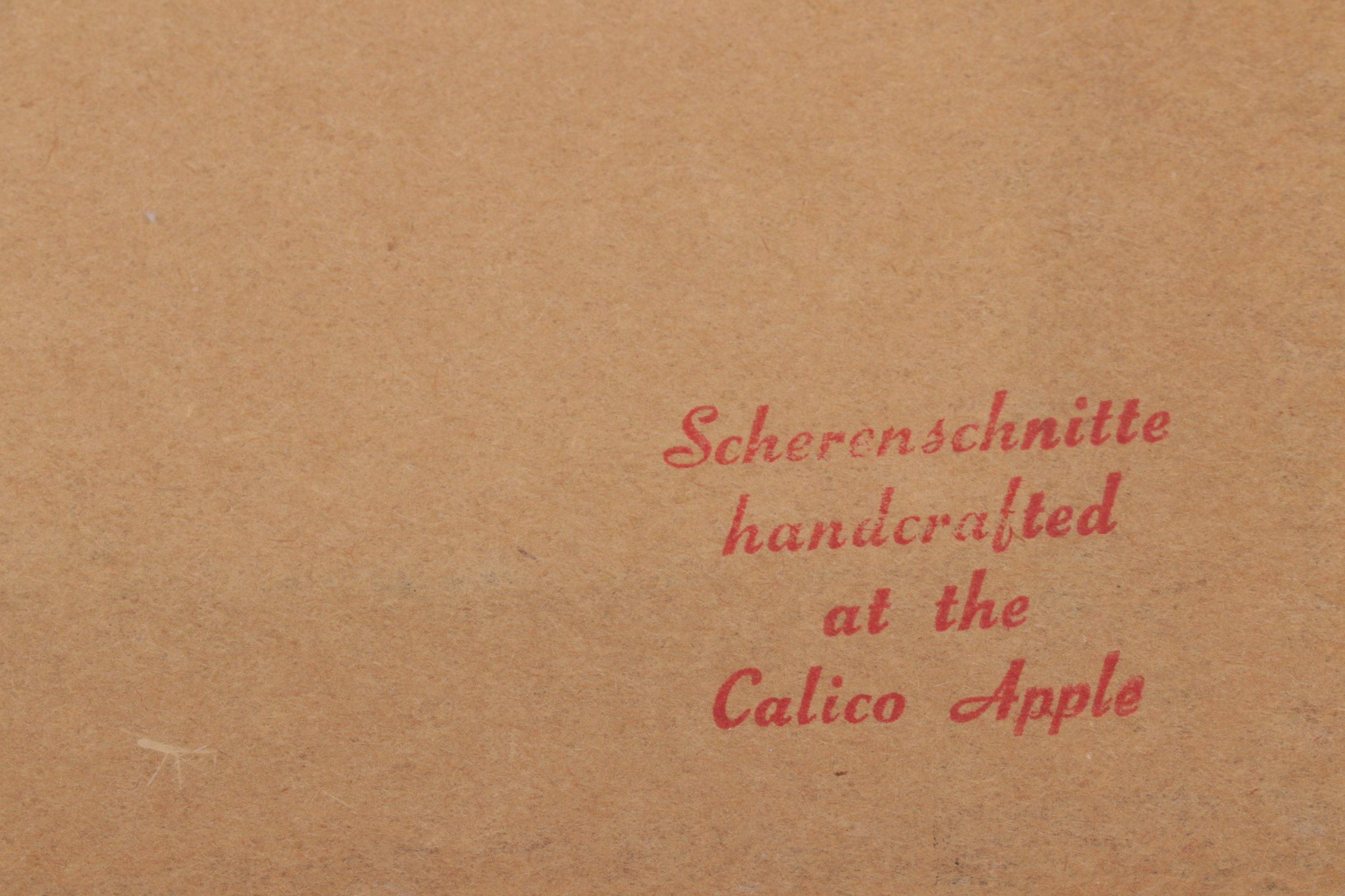 Framed "Scherenschnitte" Papercut Folk Art and More