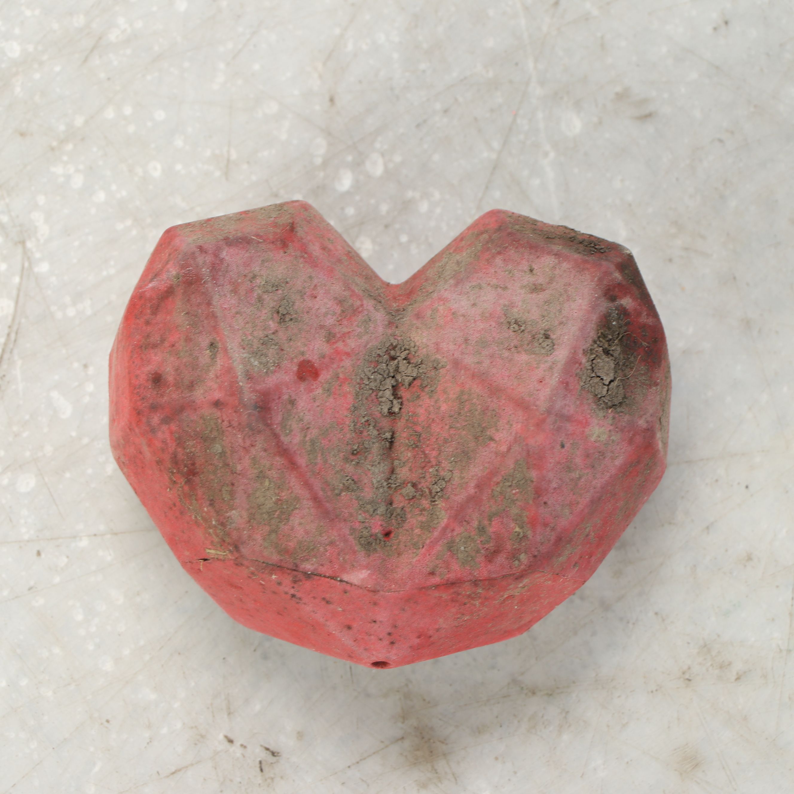 Dog with Stick Garden Statue with Decorative Stones