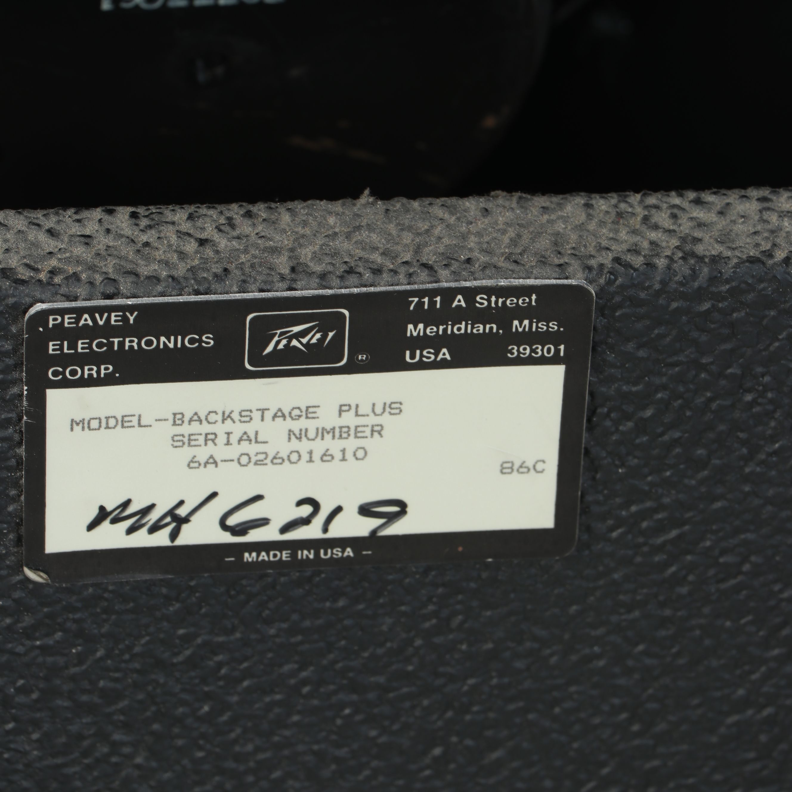 Peavey Backstage Plus Guitar Combo Amplifier