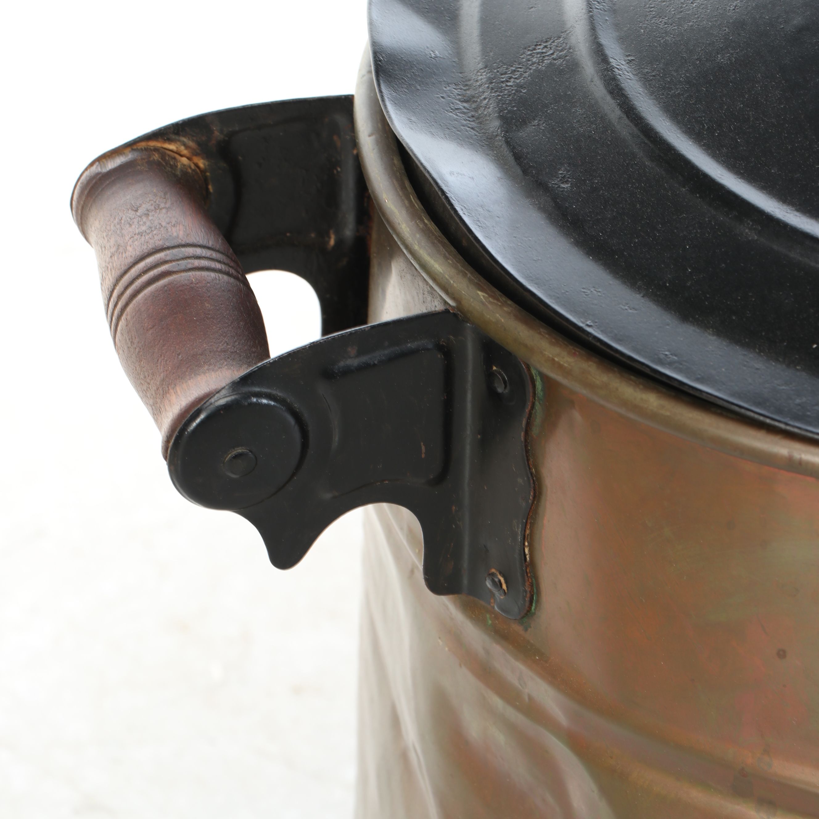 Copper Washtub Boiler with Lid