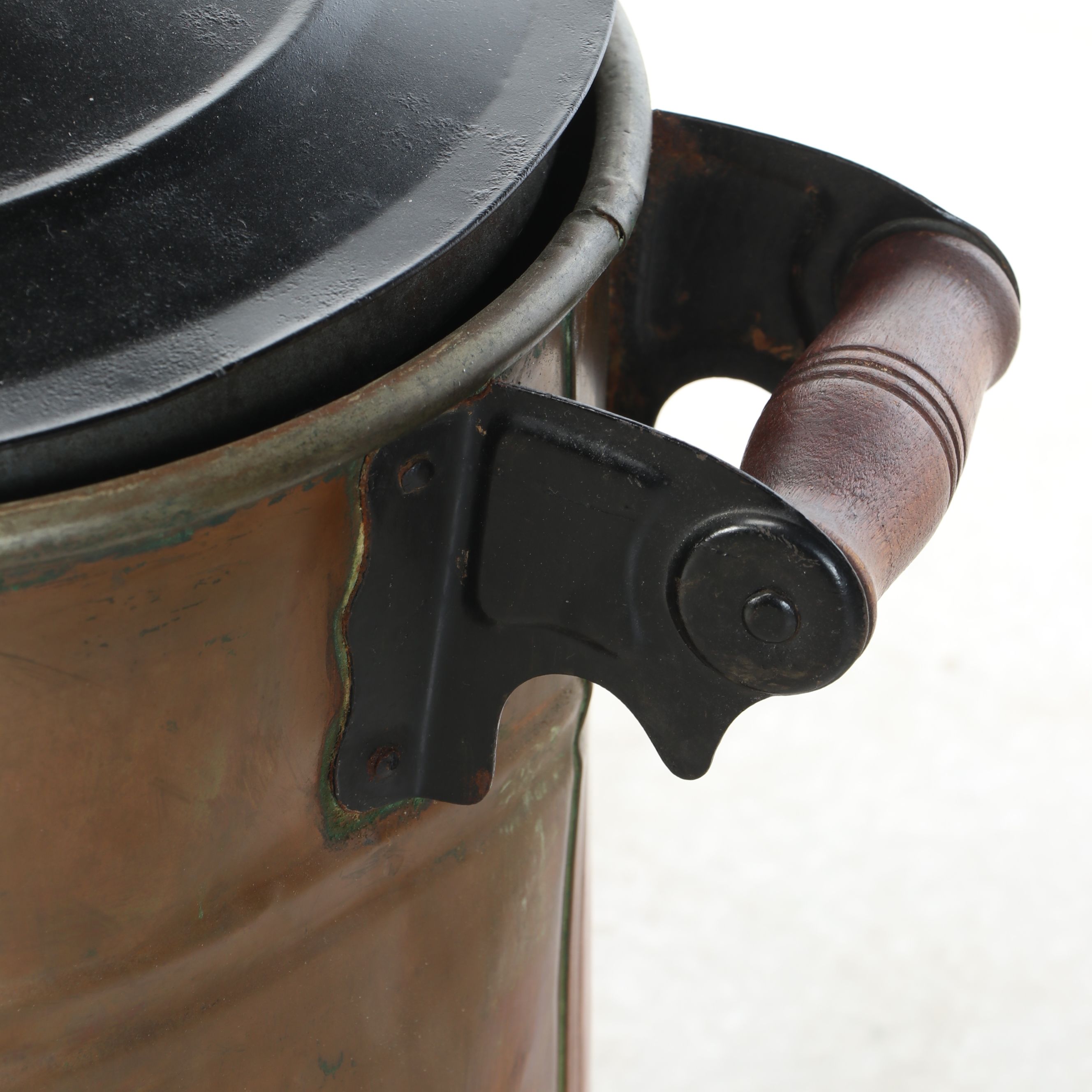 Copper Washtub Boiler with Lid