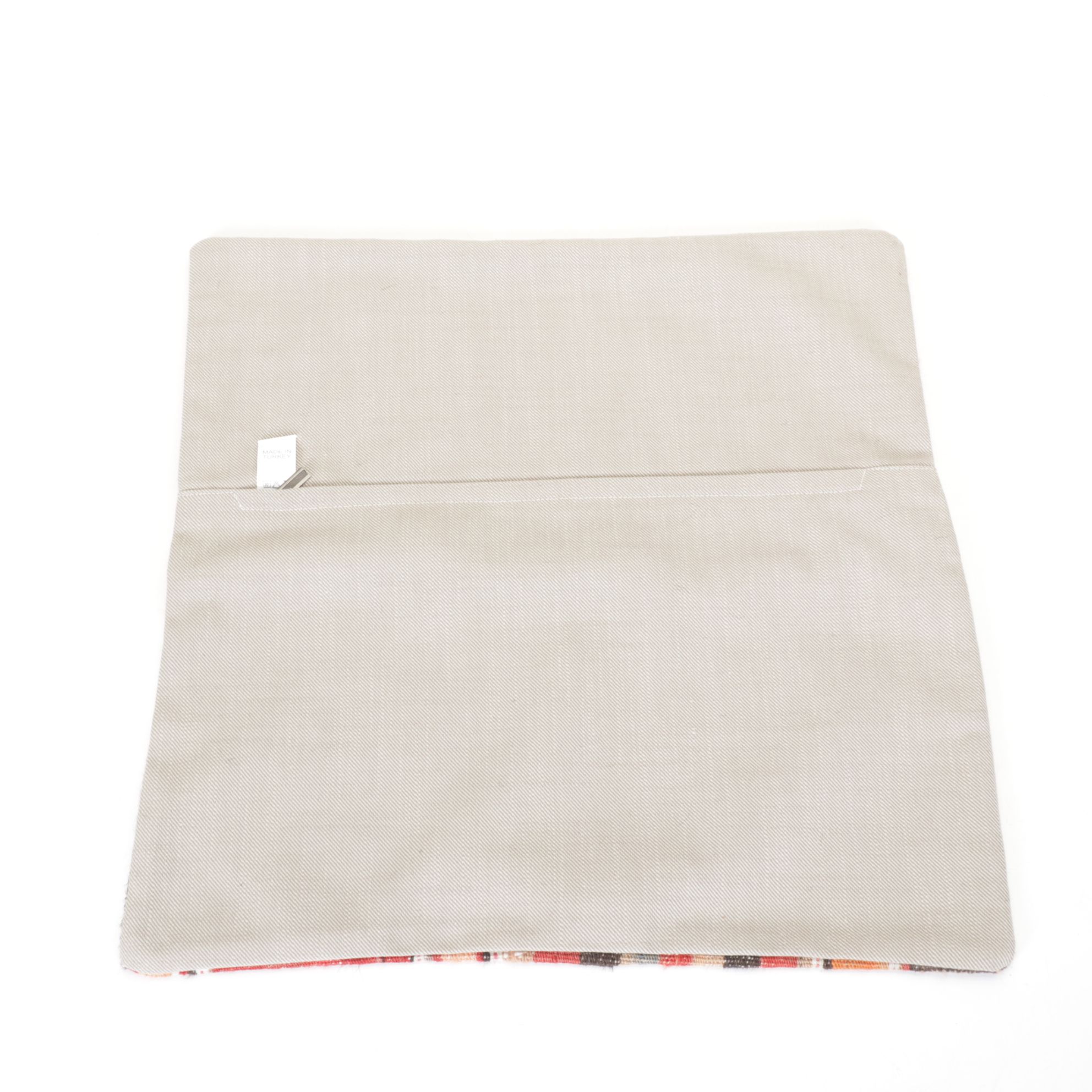 Turkish Handwoven Kilim Rug Remnant Pillow Covers