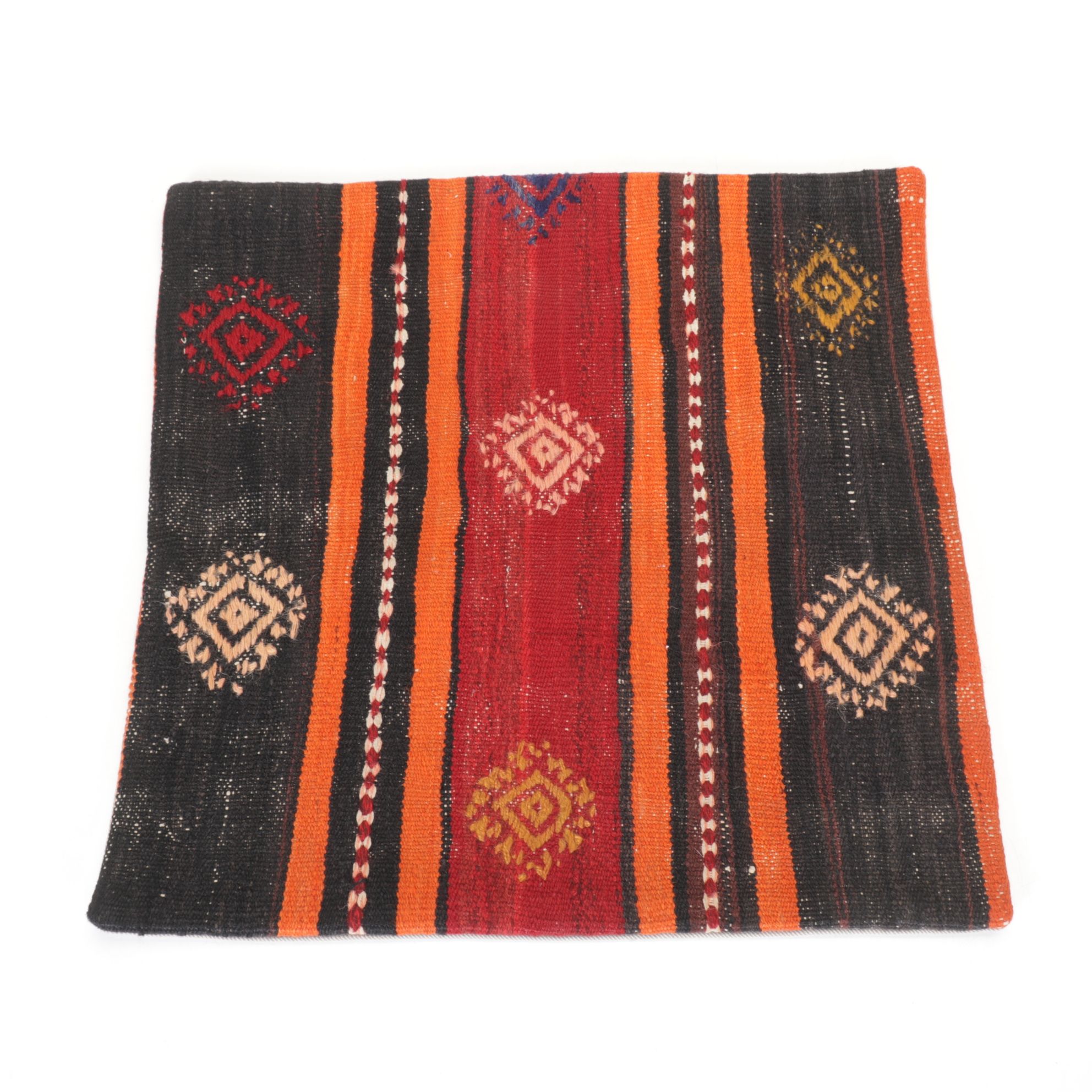 Turkish Handwoven Kilim Rug Remnant Pillow Covers