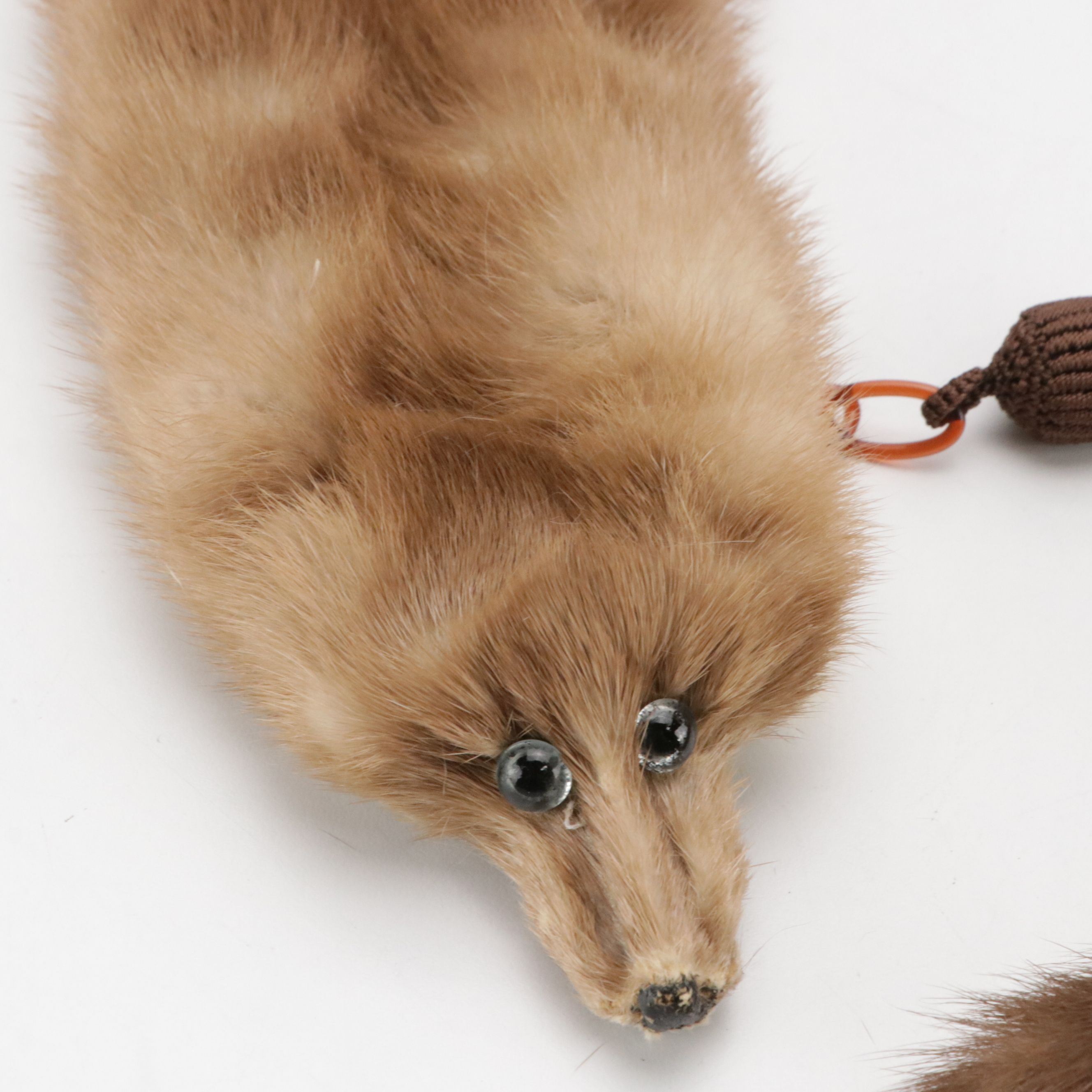 Stone Marten Fur Full Pelt Stole from Switzer's Furs, Mid-20th Century