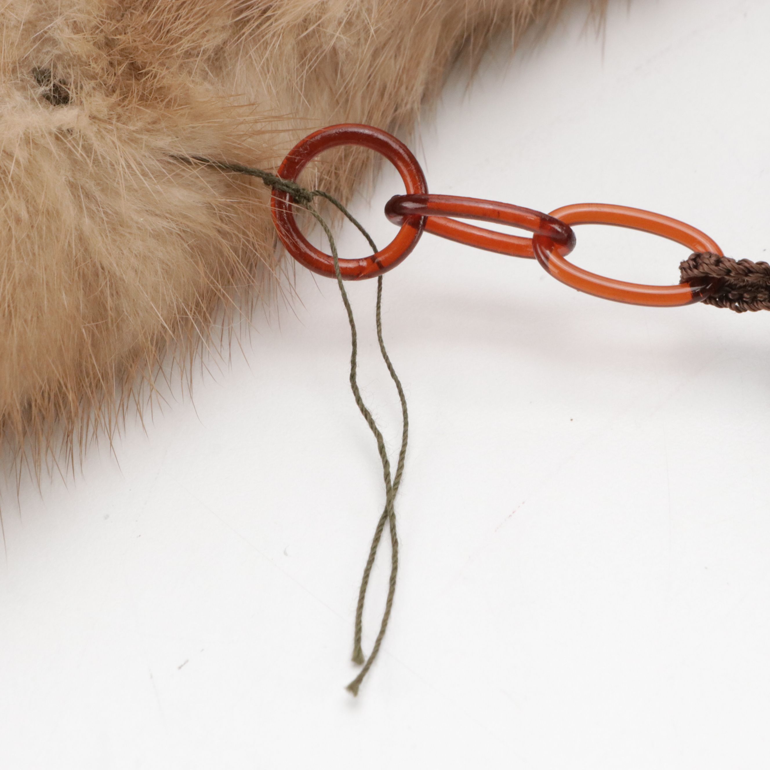 Stone Marten Fur Full Pelt Stole from Switzer's Furs, Mid-20th Century