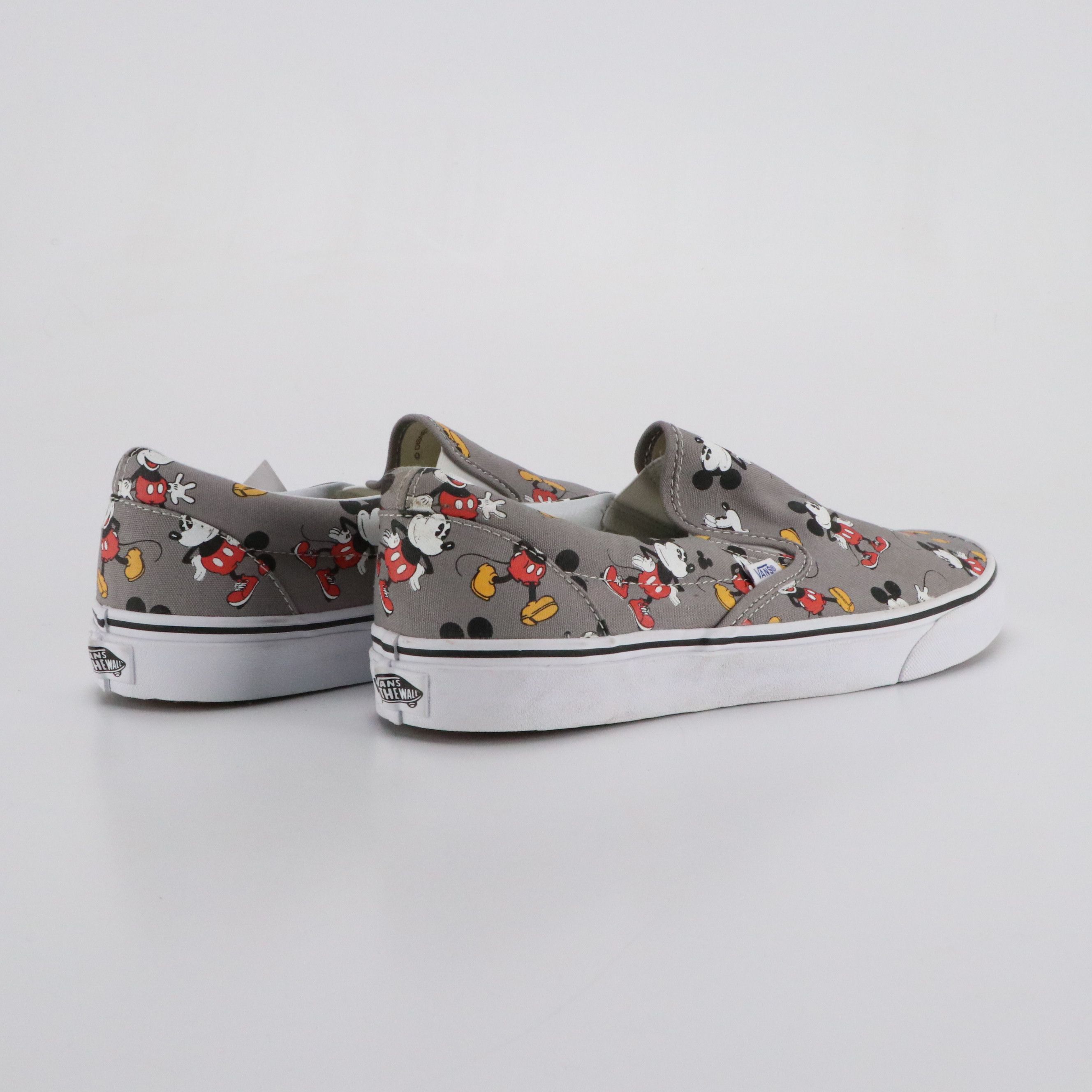 Men's Vans x Disney Mickey Mouse "Young at Heart" Canvas Slip-On Sneakers
