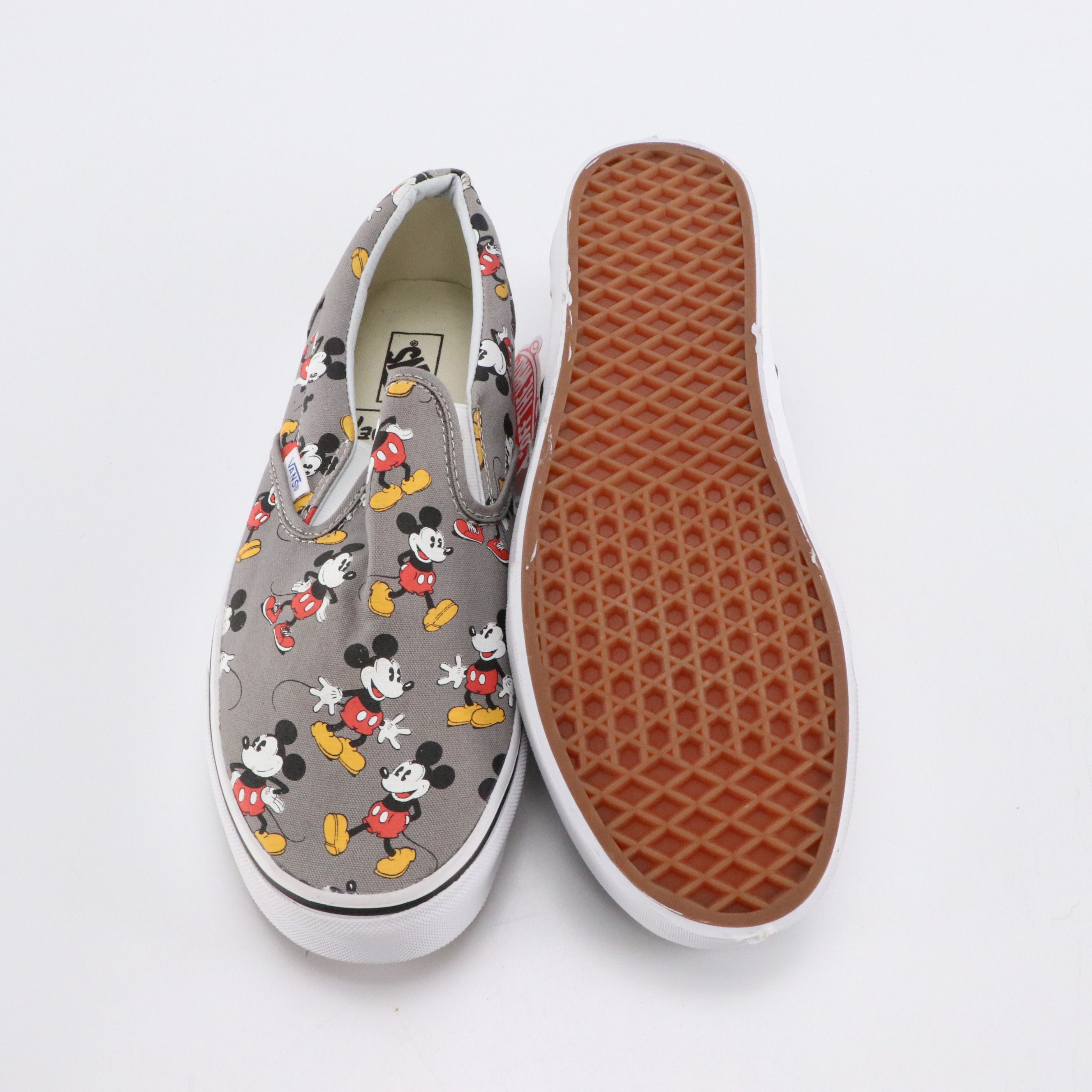Men's Vans x Disney Mickey Mouse "Young at Heart" Canvas Slip-On Sneakers