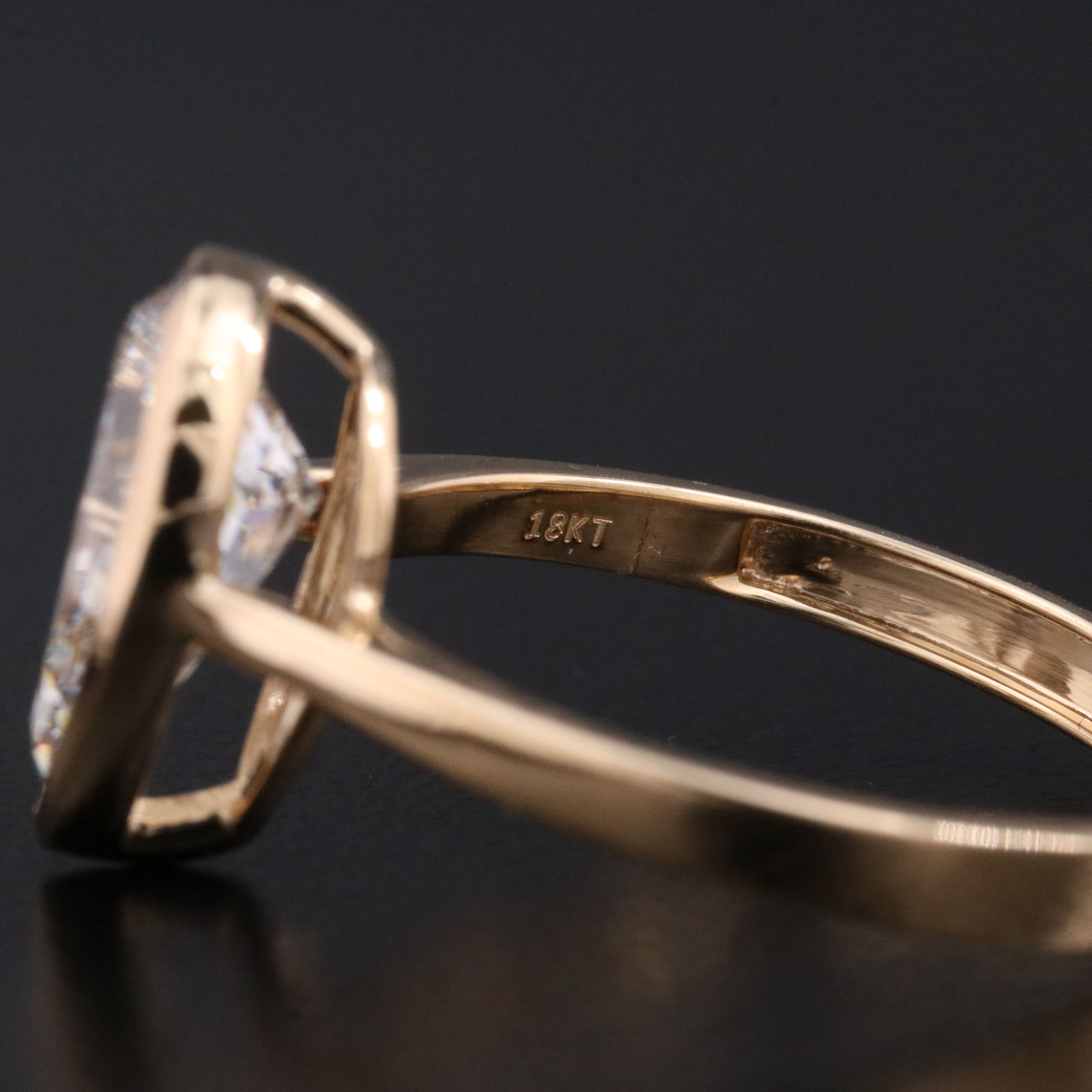 18K 1.98 CT Lab Grown Diamond Solitaire Ring with IGI Report