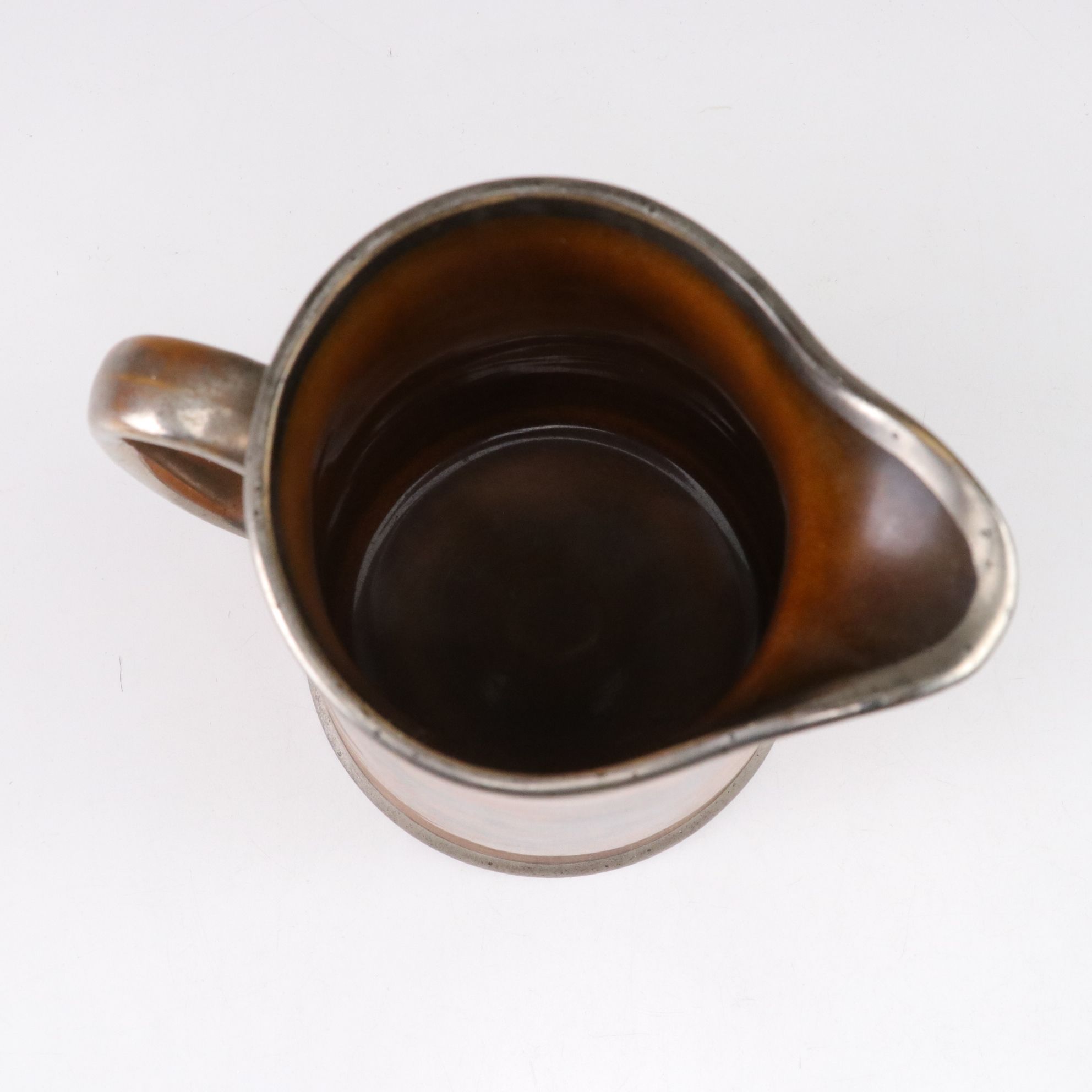 Ridgway "Coaching Days" Pitcher with Carved Wooden Turtle & Powder Horn