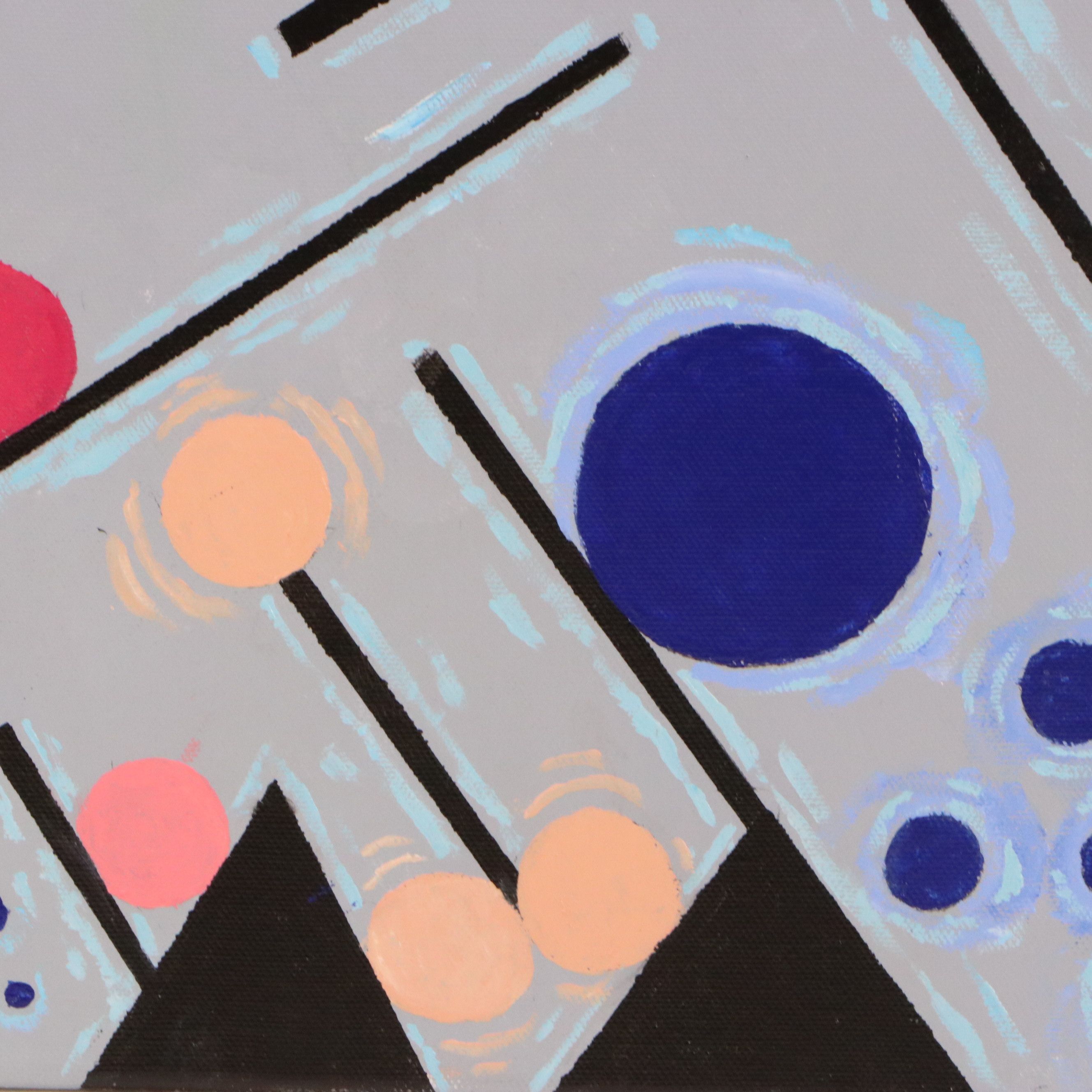 James Thomas Watkins Modernist Acrylic Painting, 21st Century