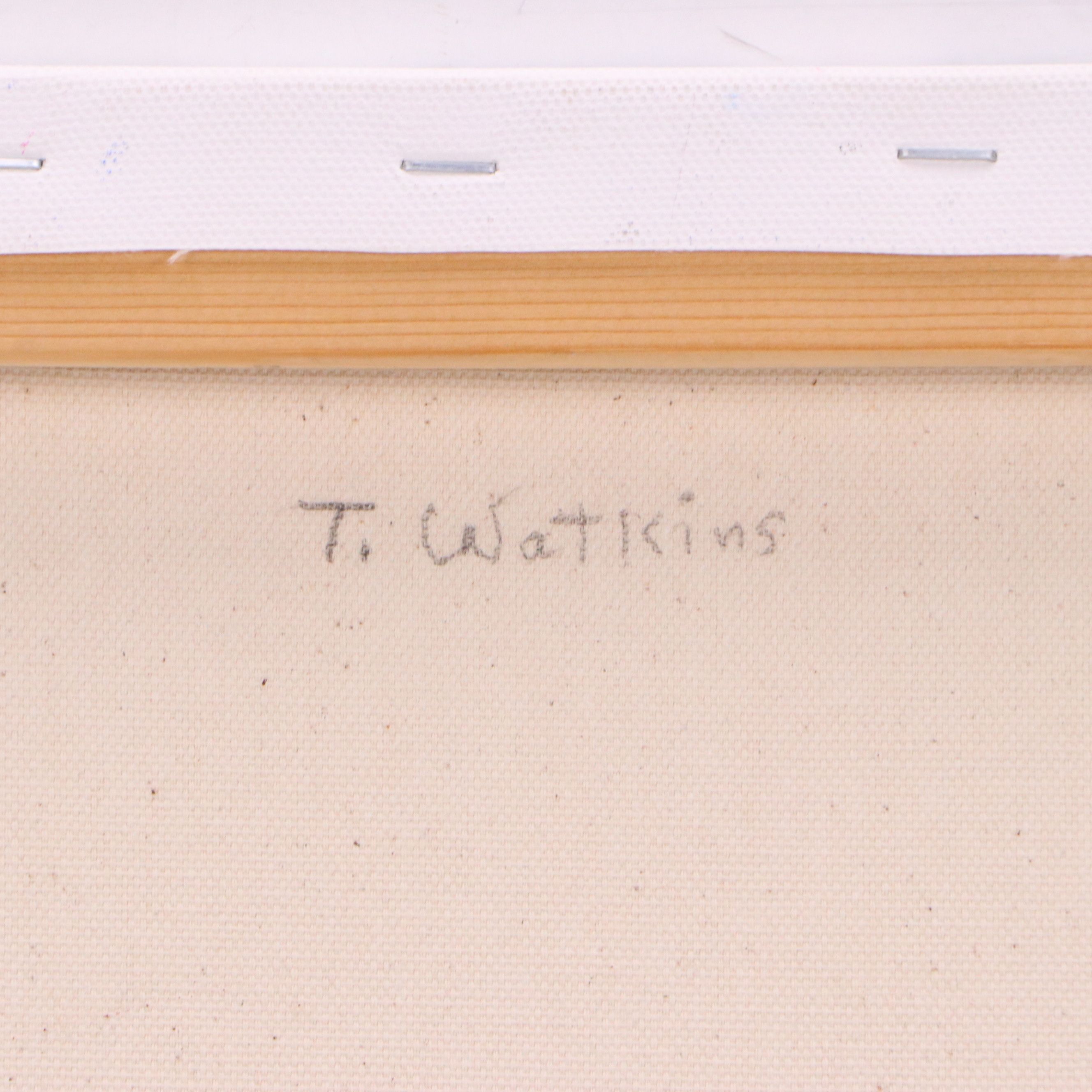 James Thomas Watkins Modernist Acrylic Painting, 21st Century