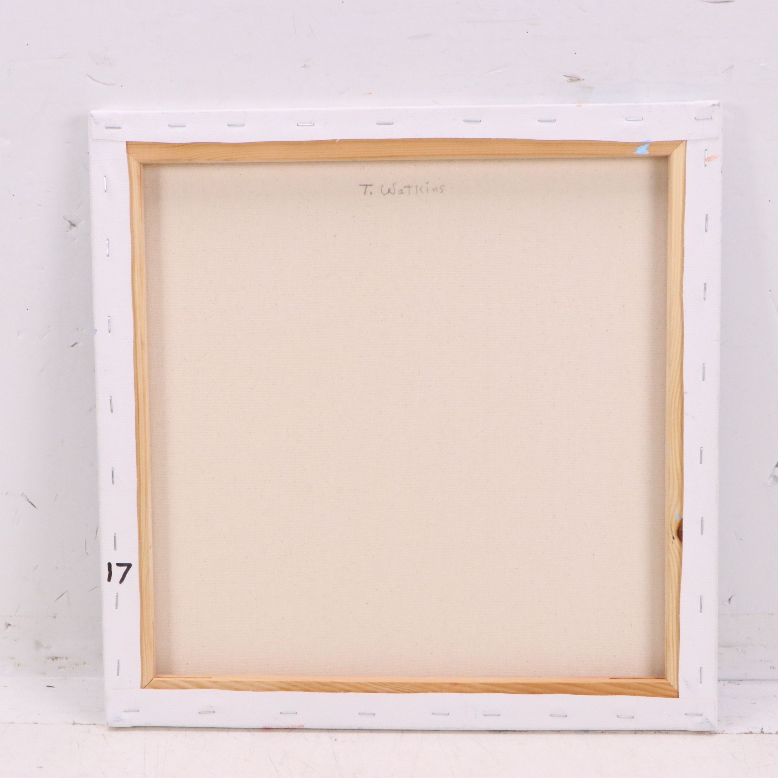 James Thomas Watkins Modernist Acrylic Painting, 21st Century