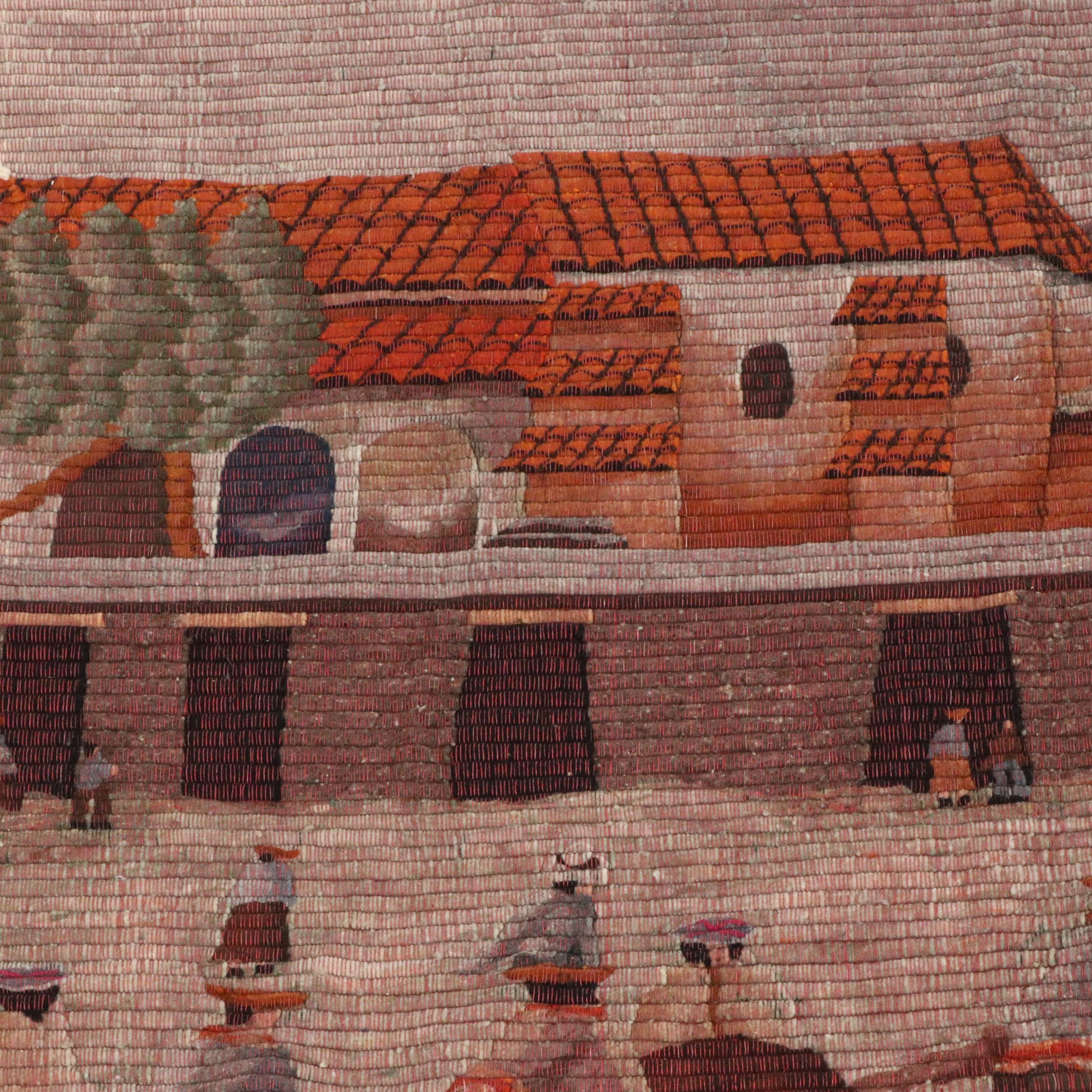 South American Artisan Made Handwoven Wall Art Panel