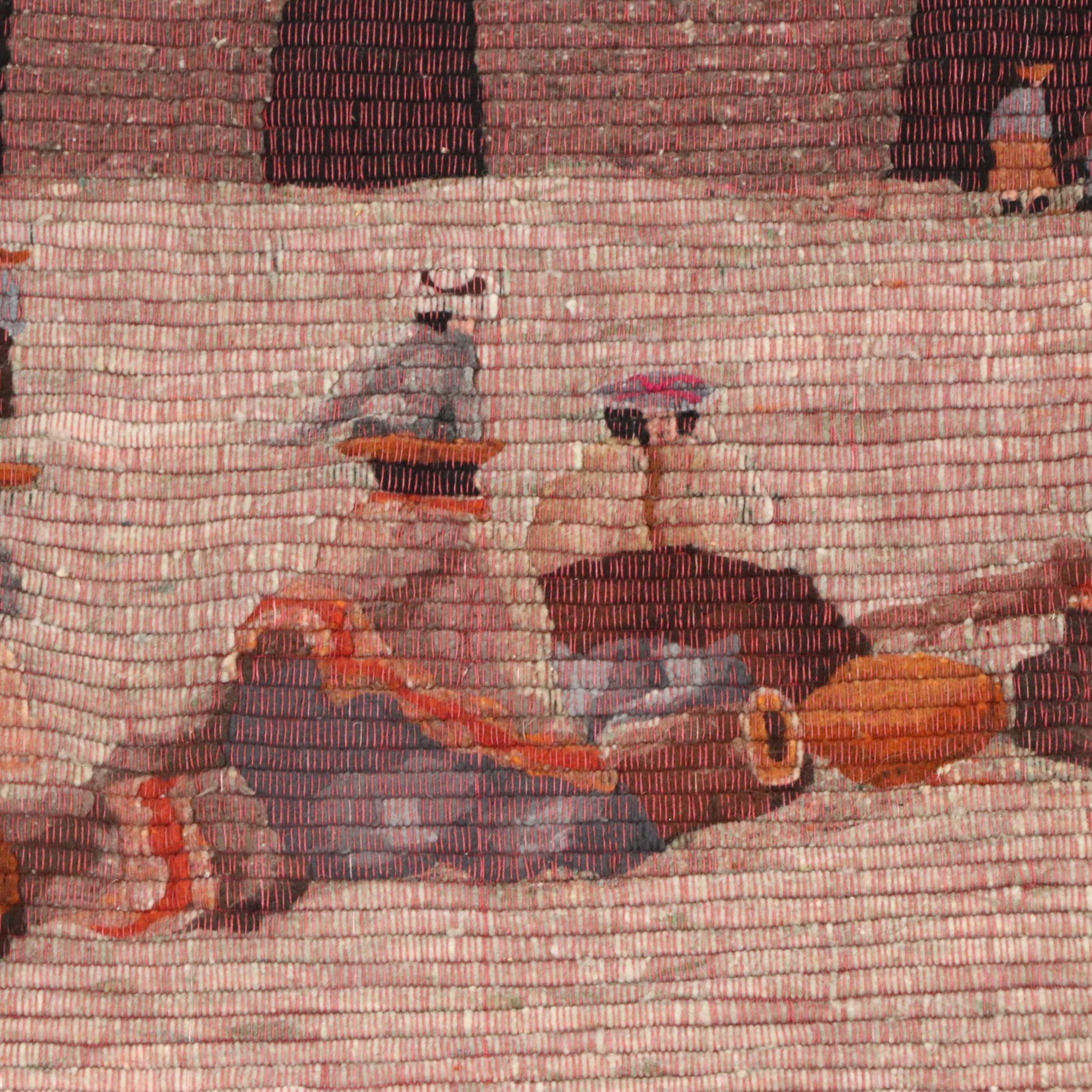 South American Artisan Made Handwoven Wall Art Panel