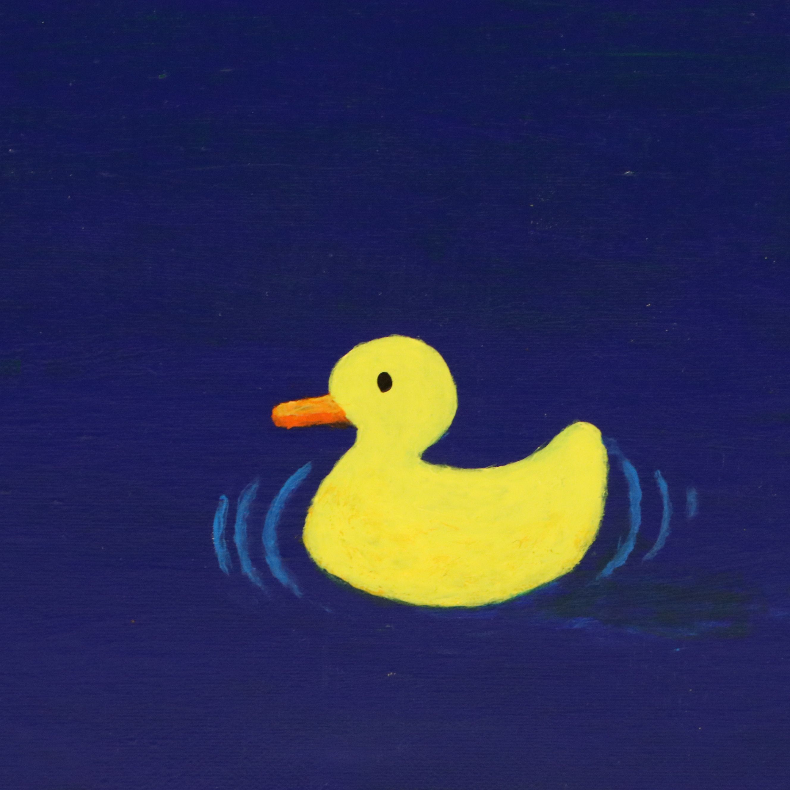 James Thomas Watkins Surrealist Style Duck in Water, 21st Century