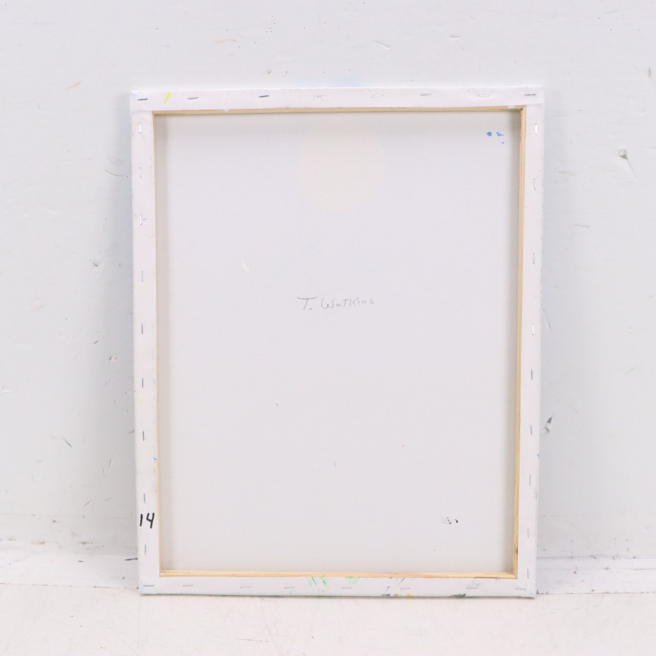 James Thomas Watkins Surrealist Style Duck in Water, 21st Century