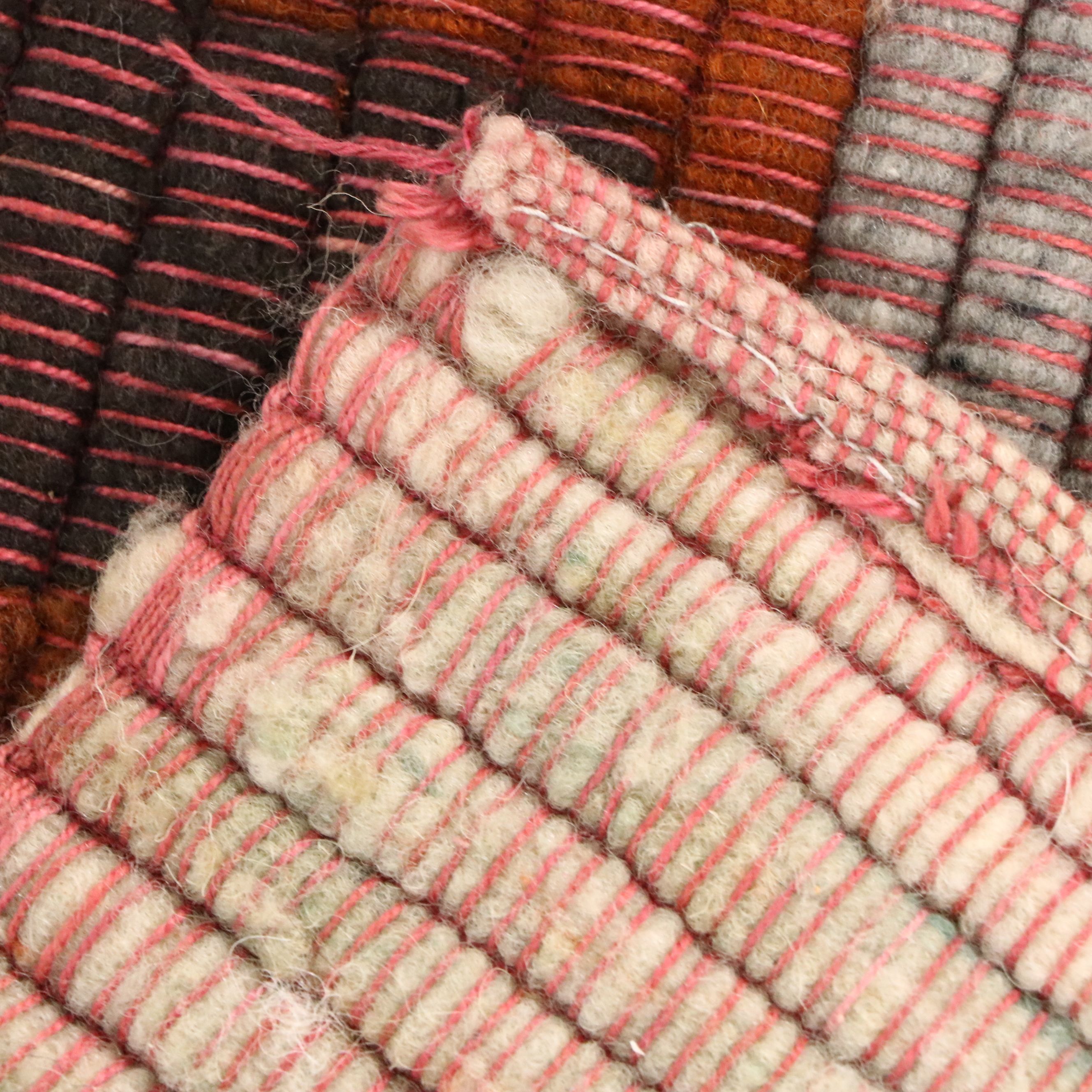 South American Artisan Made Handwoven Wall Art Panel