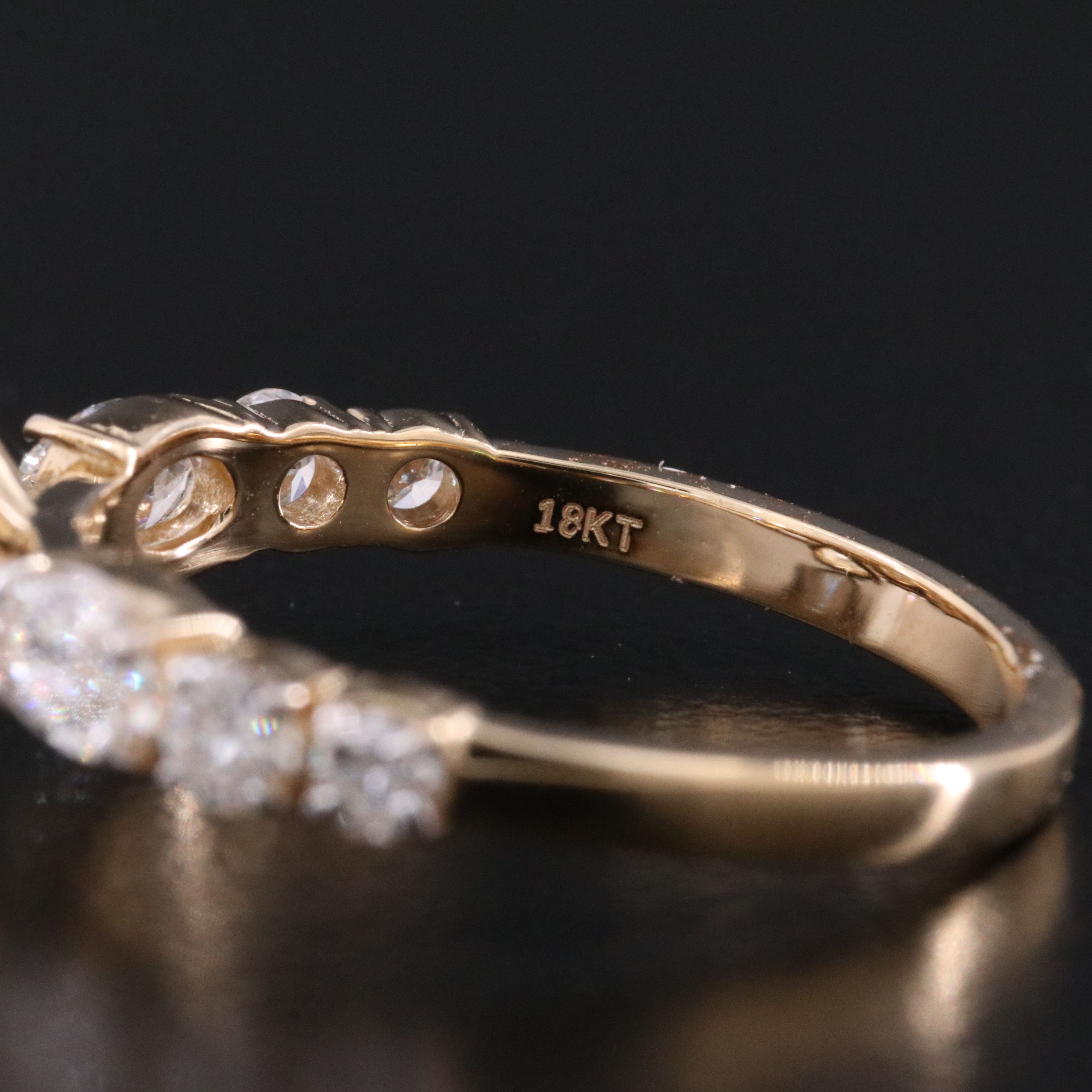 18K 3.12 CTW Lab Grown Diamond Ring with IGI Report