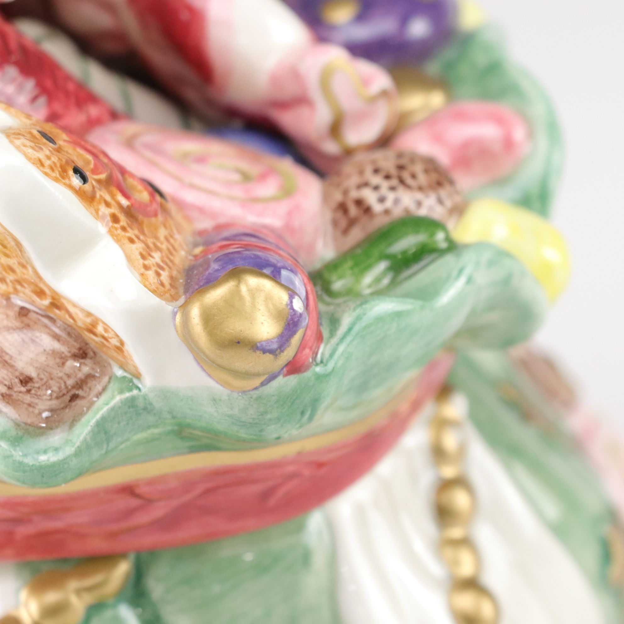 Fitz & Floyd Sugar Plum Santa Claus Cookie Jar, Sheffield Silver Plate & More