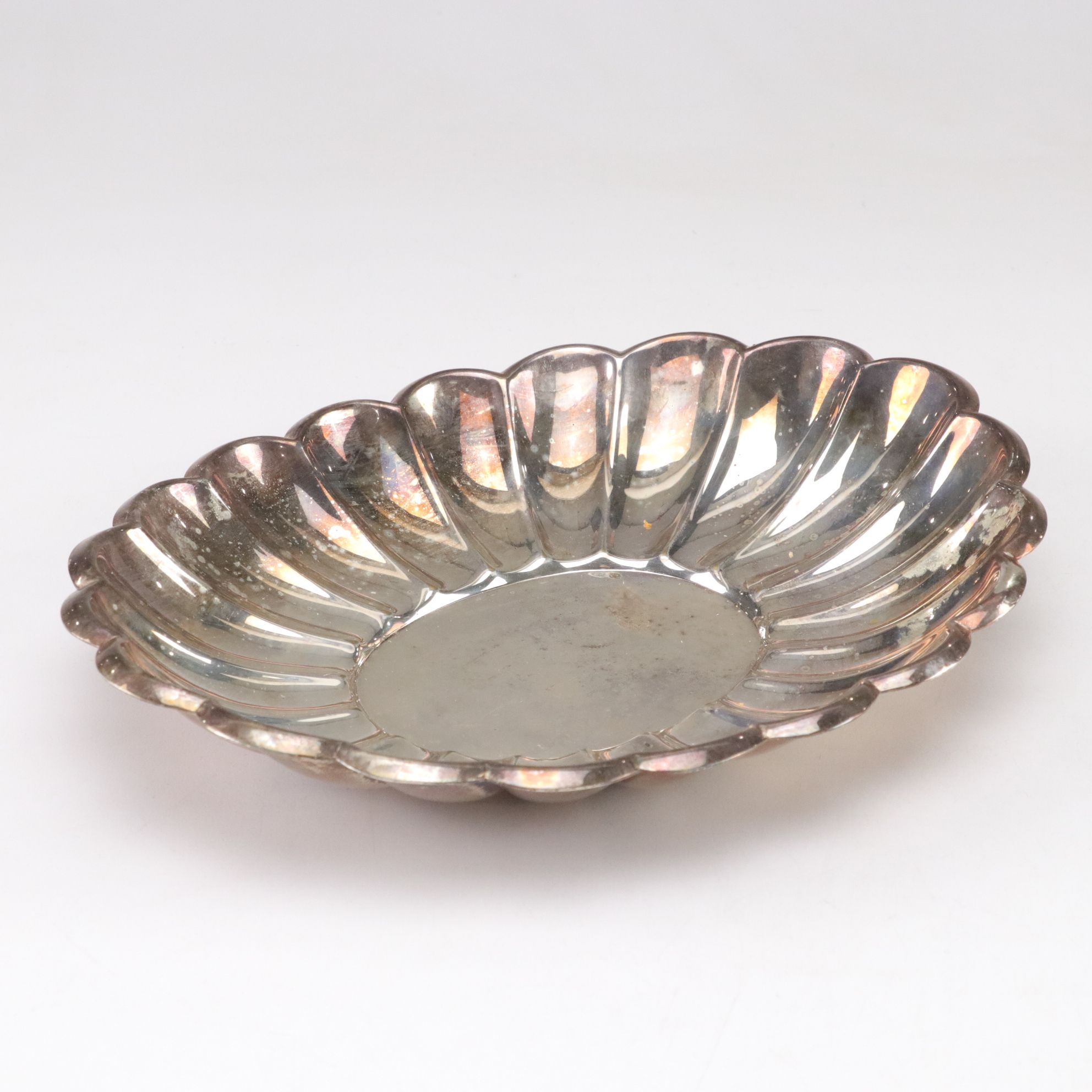 Fitz & Floyd Sugar Plum Santa Claus Cookie Jar, Sheffield Silver Plate & More