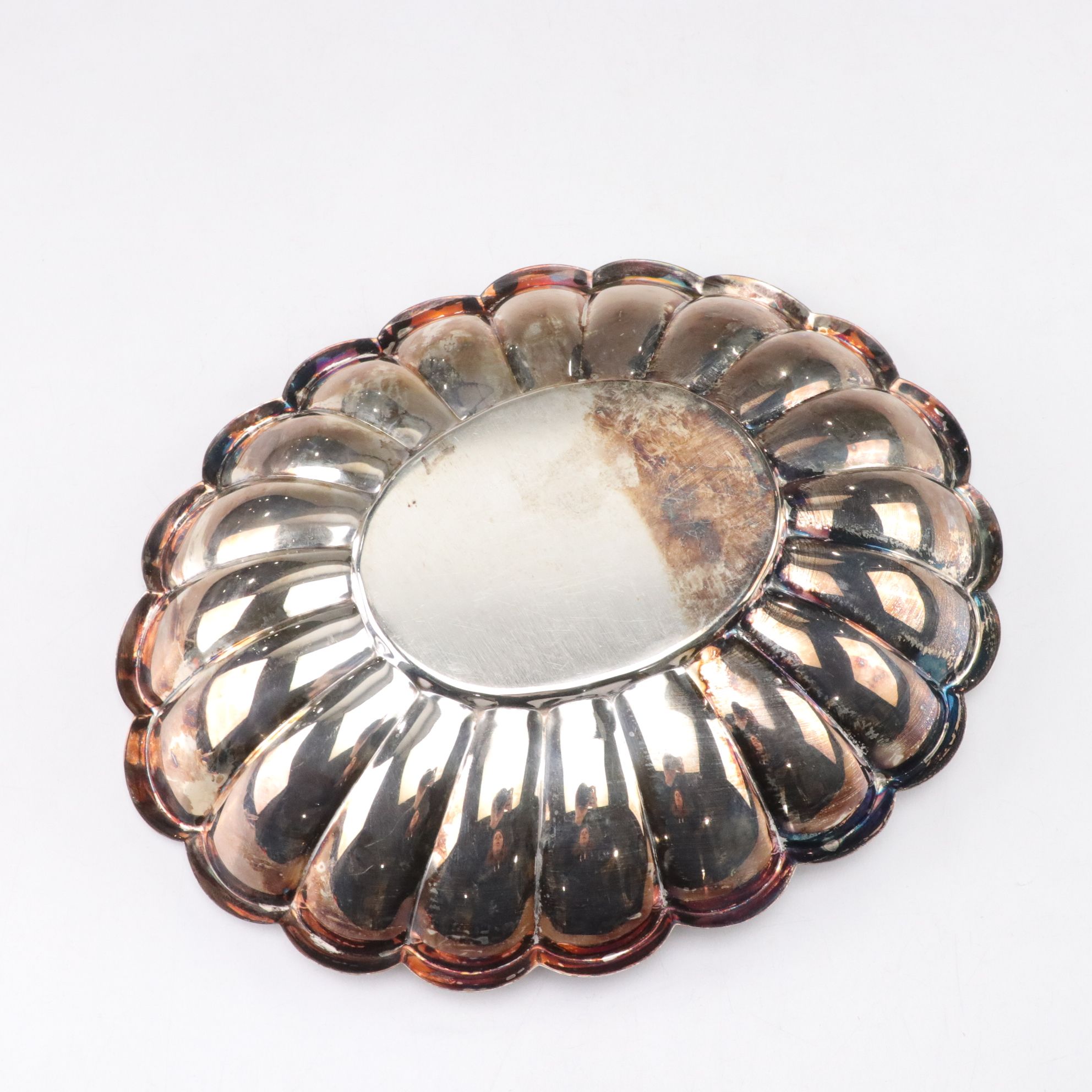 Fitz & Floyd Sugar Plum Santa Claus Cookie Jar, Sheffield Silver Plate & More