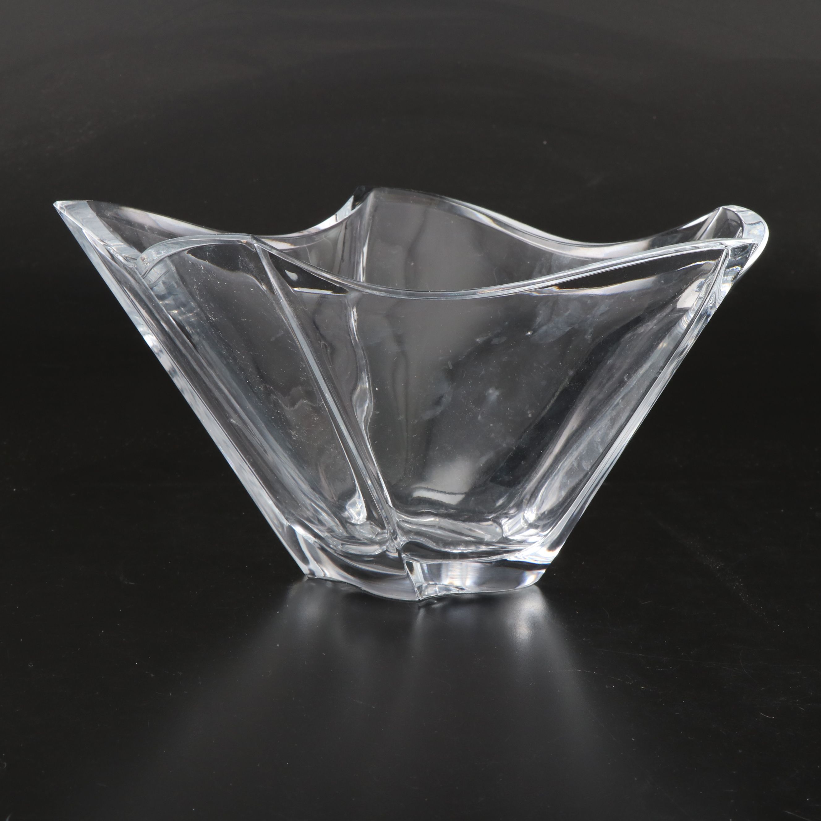 Crystal Wave Edge Bowl, Crystal Hurricane, and More Table Accessories