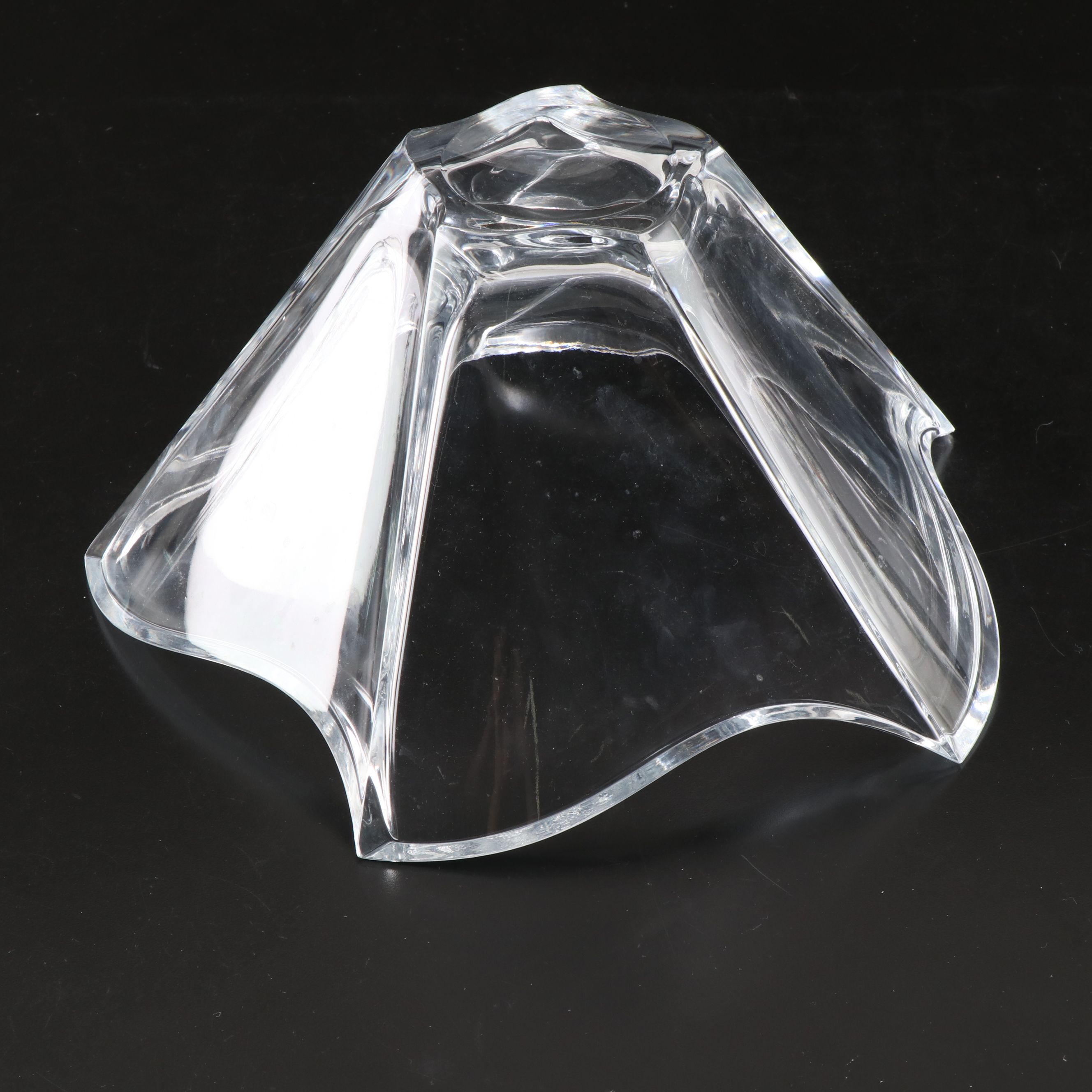 Crystal Wave Edge Bowl, Crystal Hurricane, and More Table Accessories