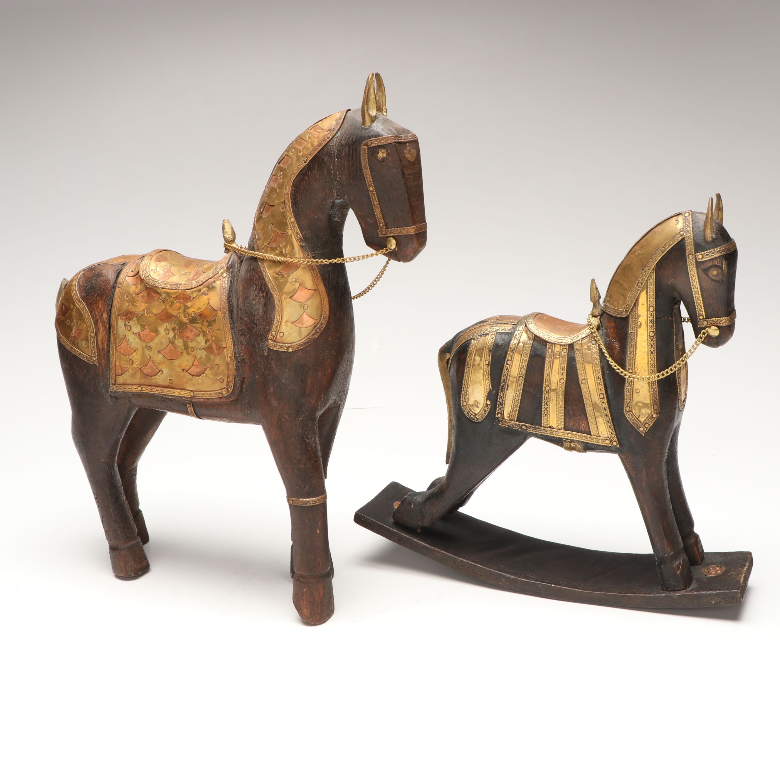 Chinese Cloissoné Duck-Lidded Boxes, Rajasthani Marwari Horses