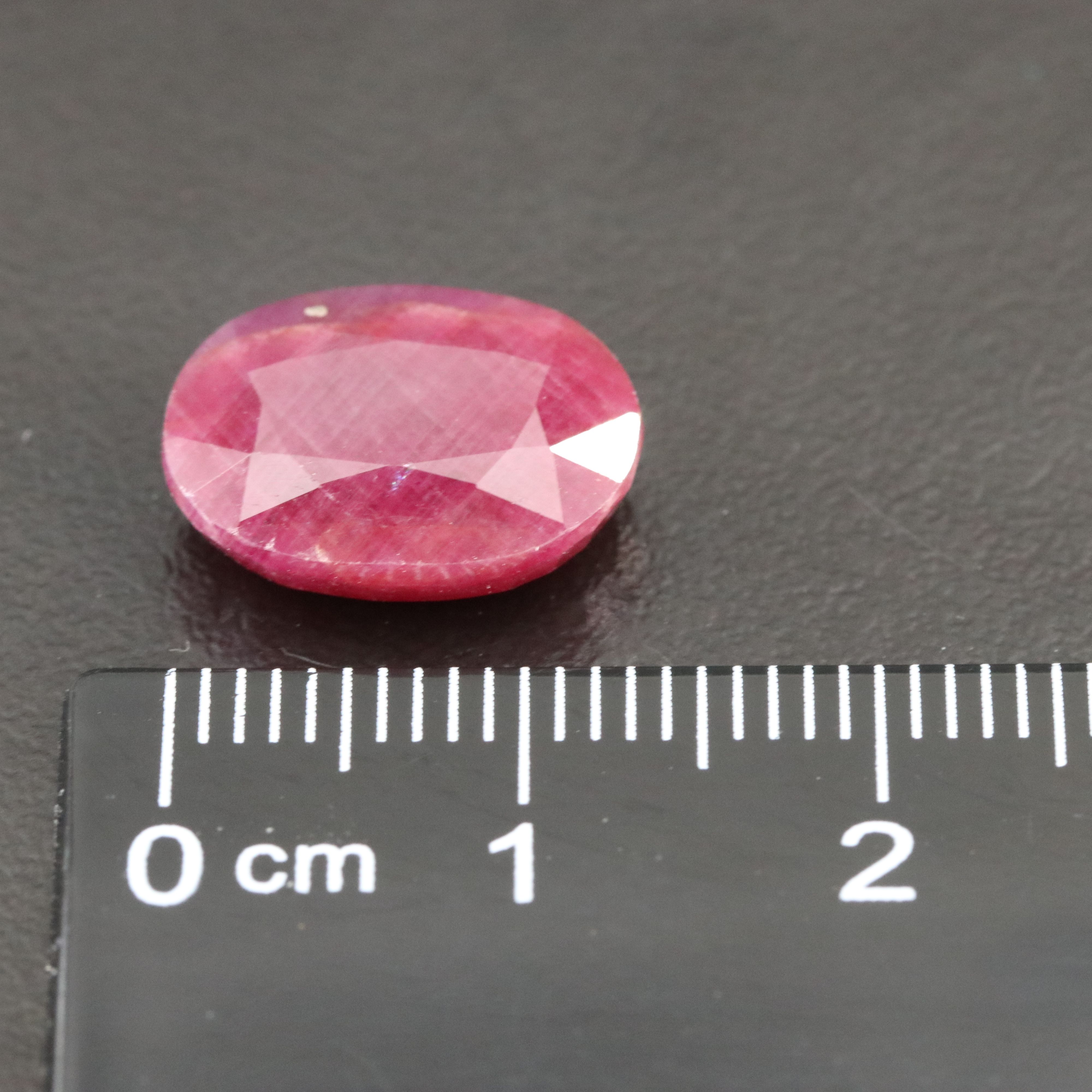 Loose 7.28 CT Ruby
