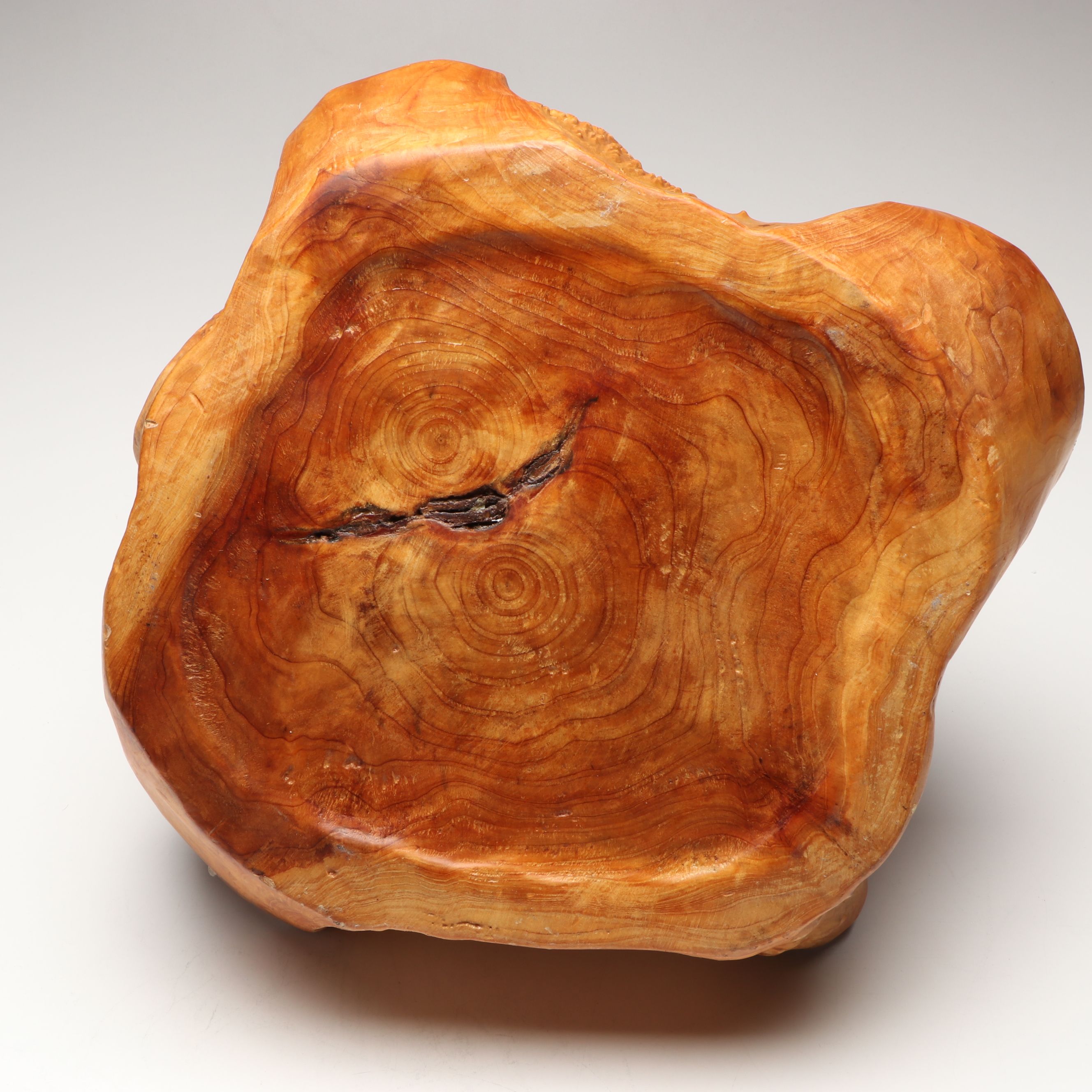 Burled Oak Knot Basket