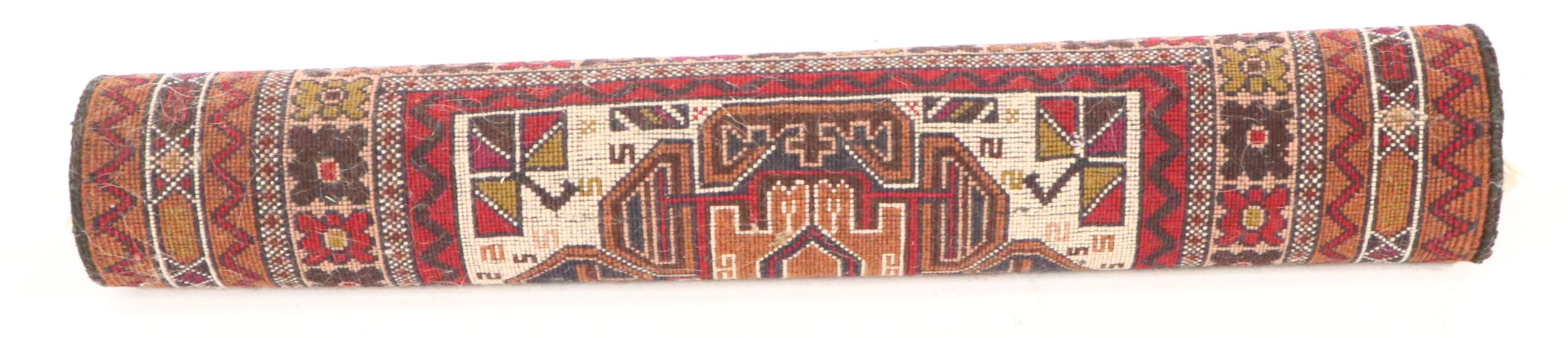 2'9 x 4'11 Hand-Knotted Afghan Baluch Accent Rug