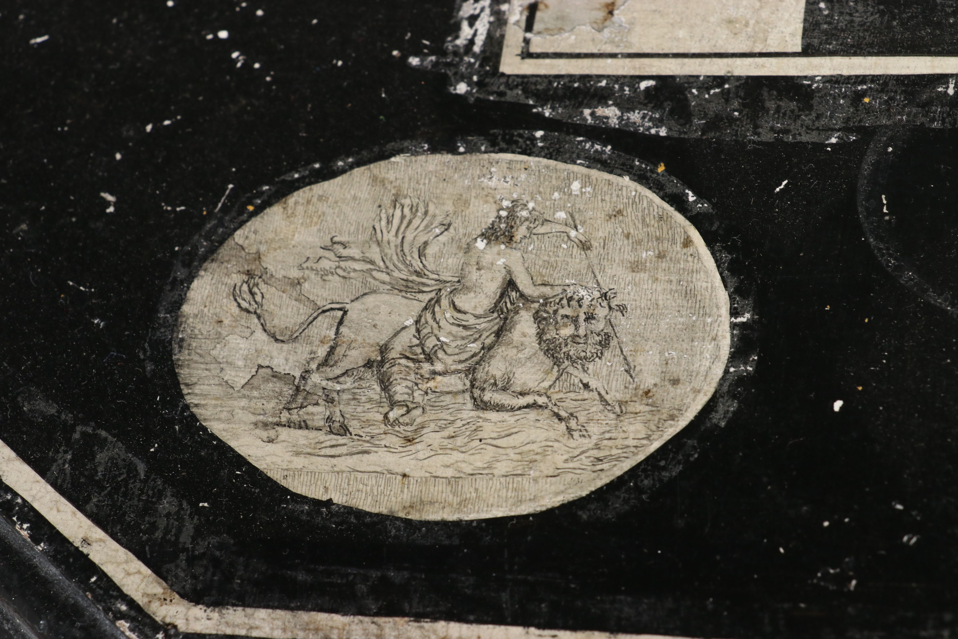 Neo-Grec Style Ebonized Games Table, Late 19th Century