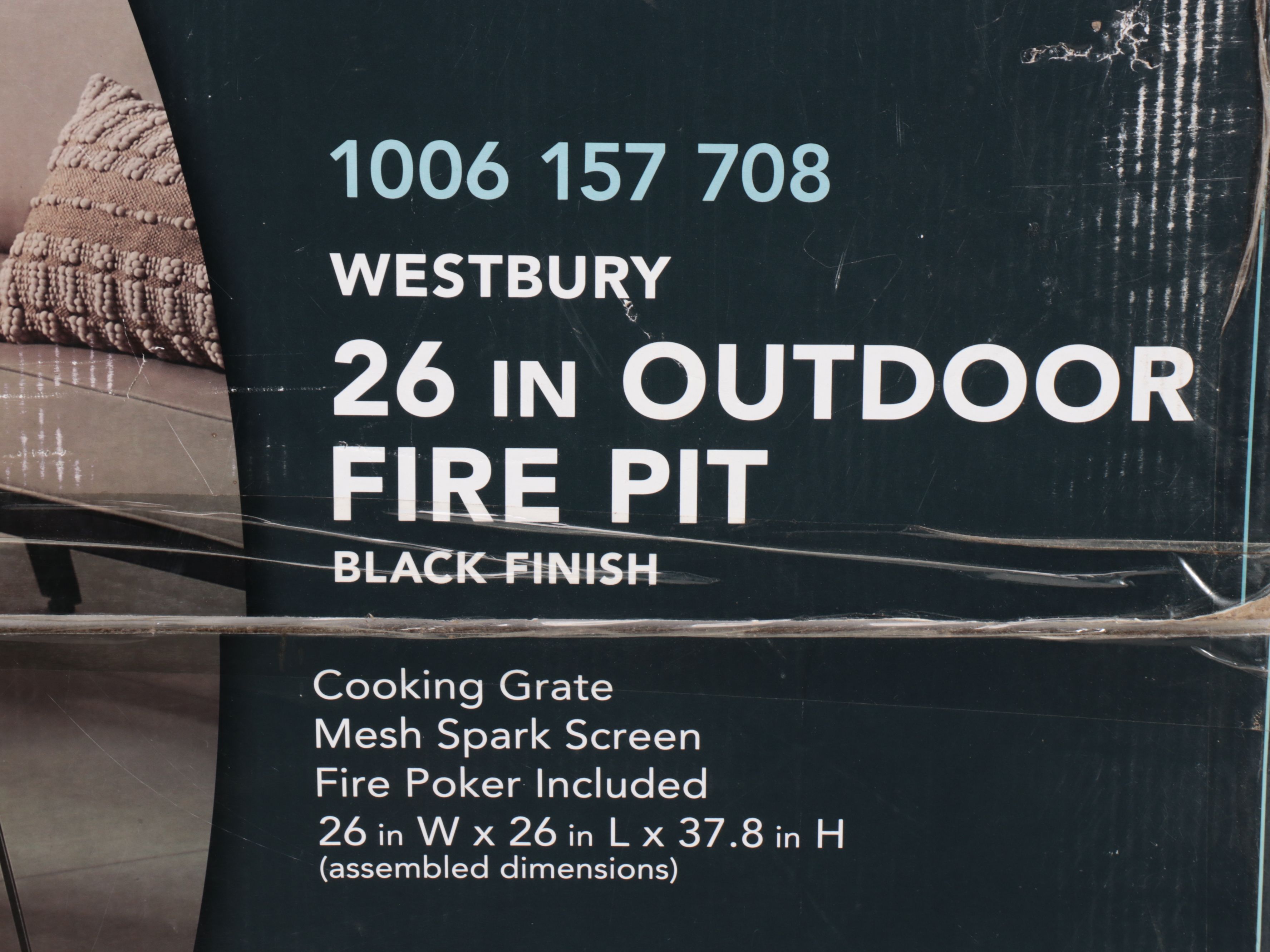 Westbury 26" Metal Outdoor Fire Pit