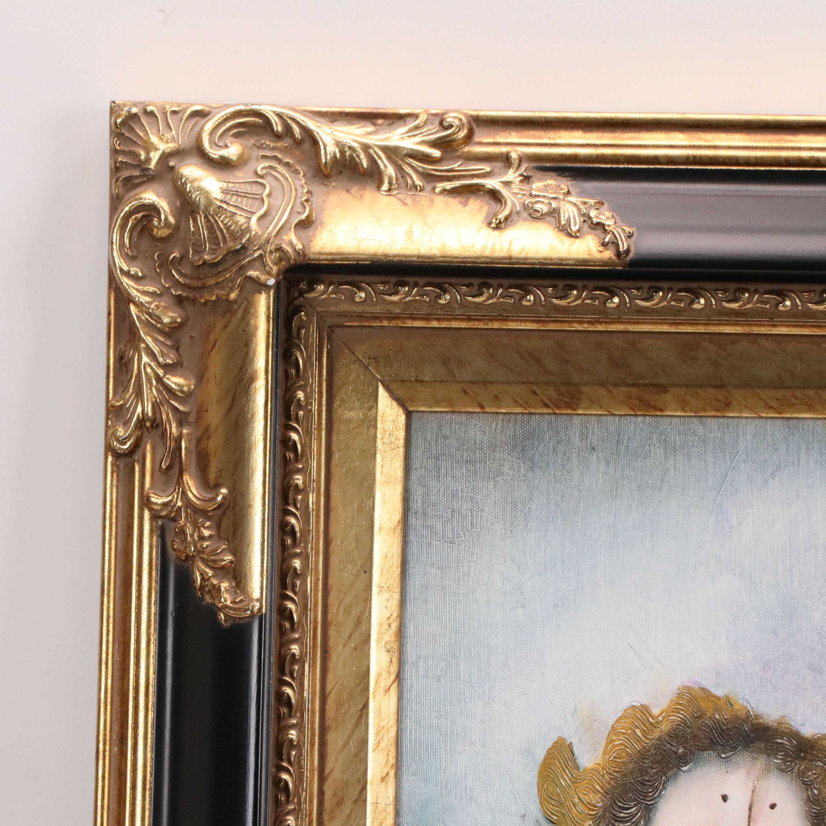 Joyce Roybal Oil Painting of Band, Late 20th to 21st Century