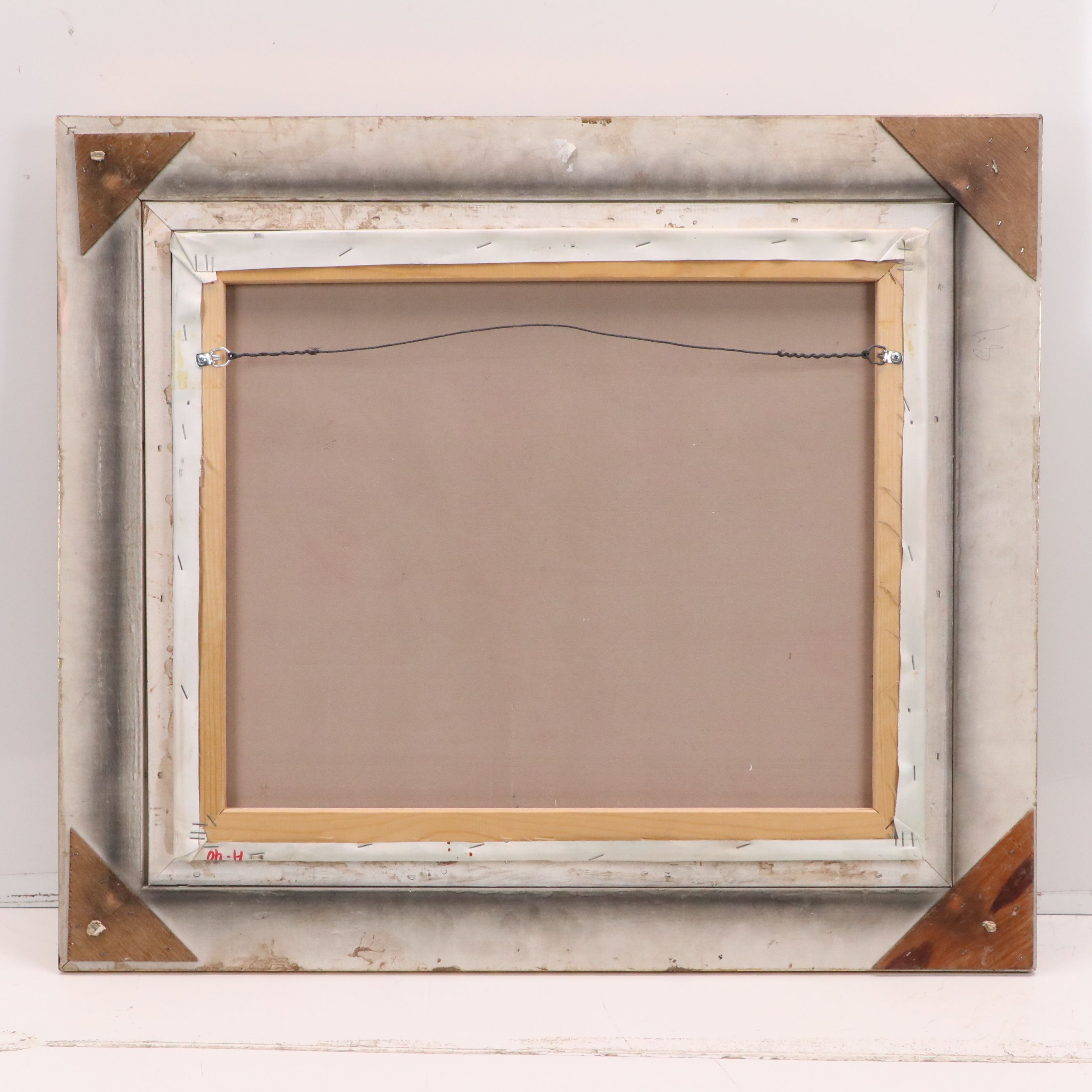 Joyce Roybal Oil Painting of Band, Late 20th to 21st Century