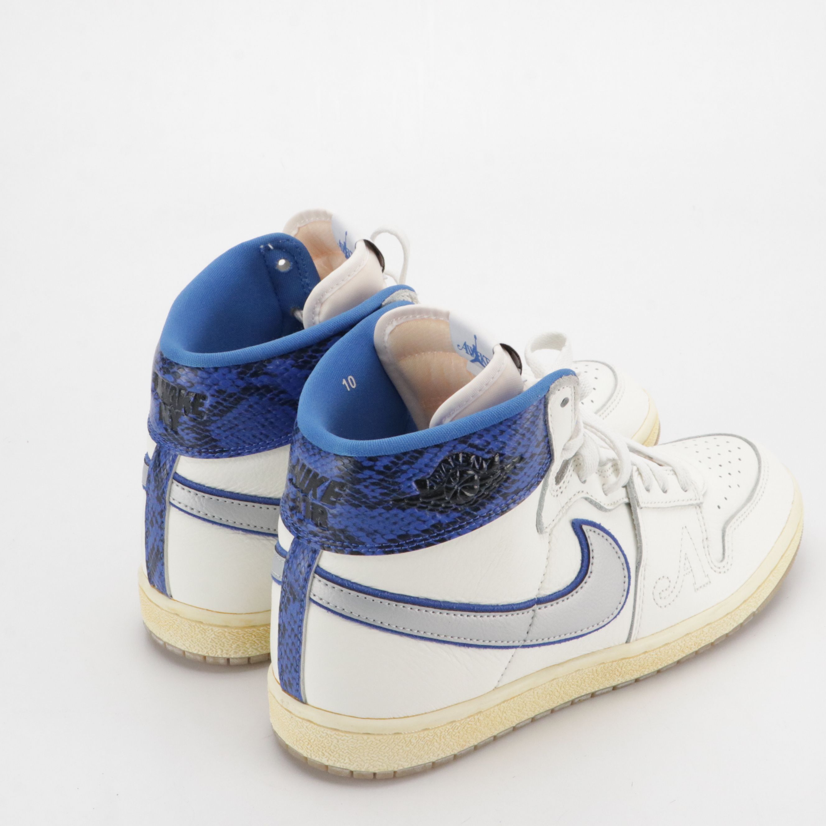 Men's Nike Air Jordan x Awake NY Air Ship PE SP "Game Royal" Leather Sneakers