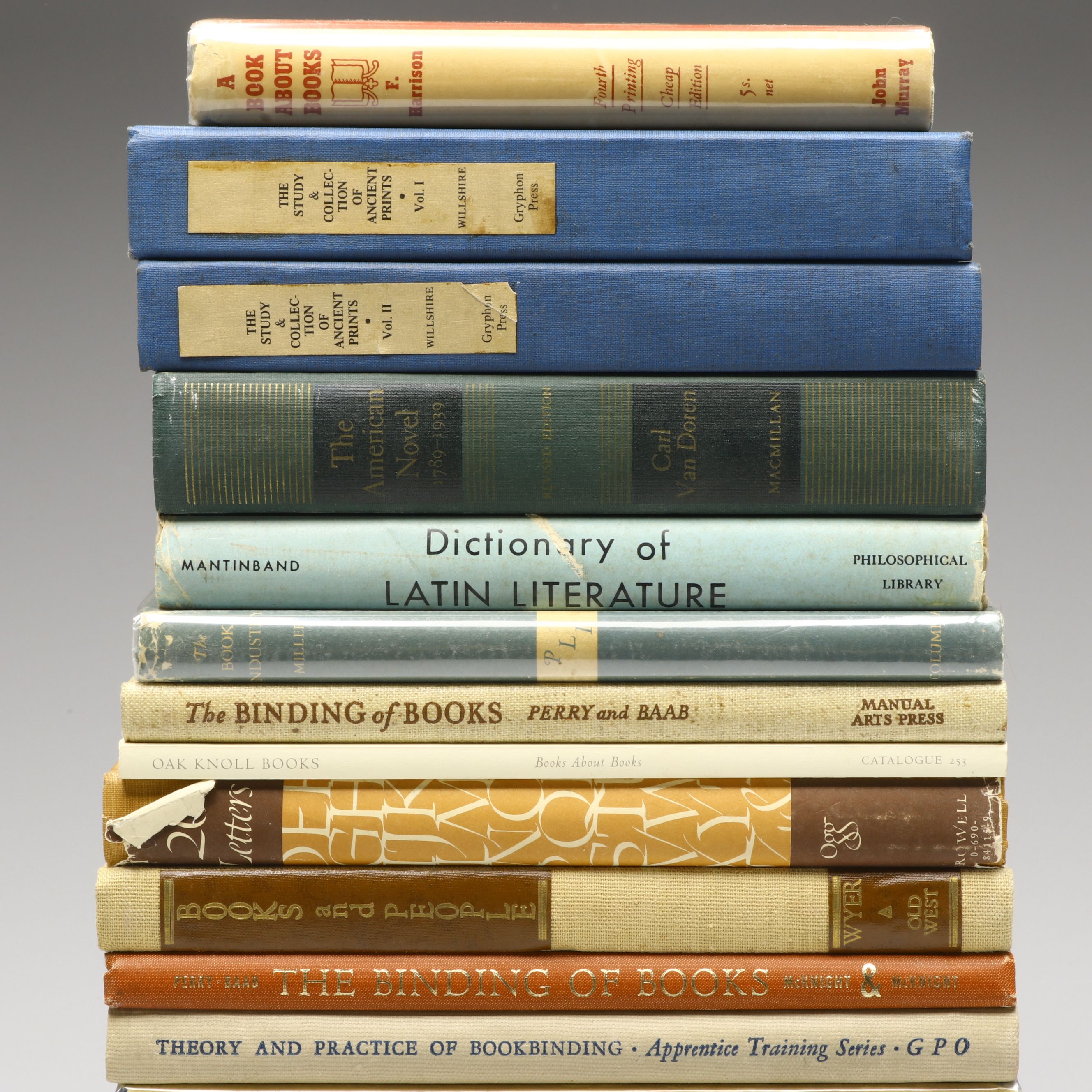 "Old Books in the Old World" with More Bookbinding and Literary History Books