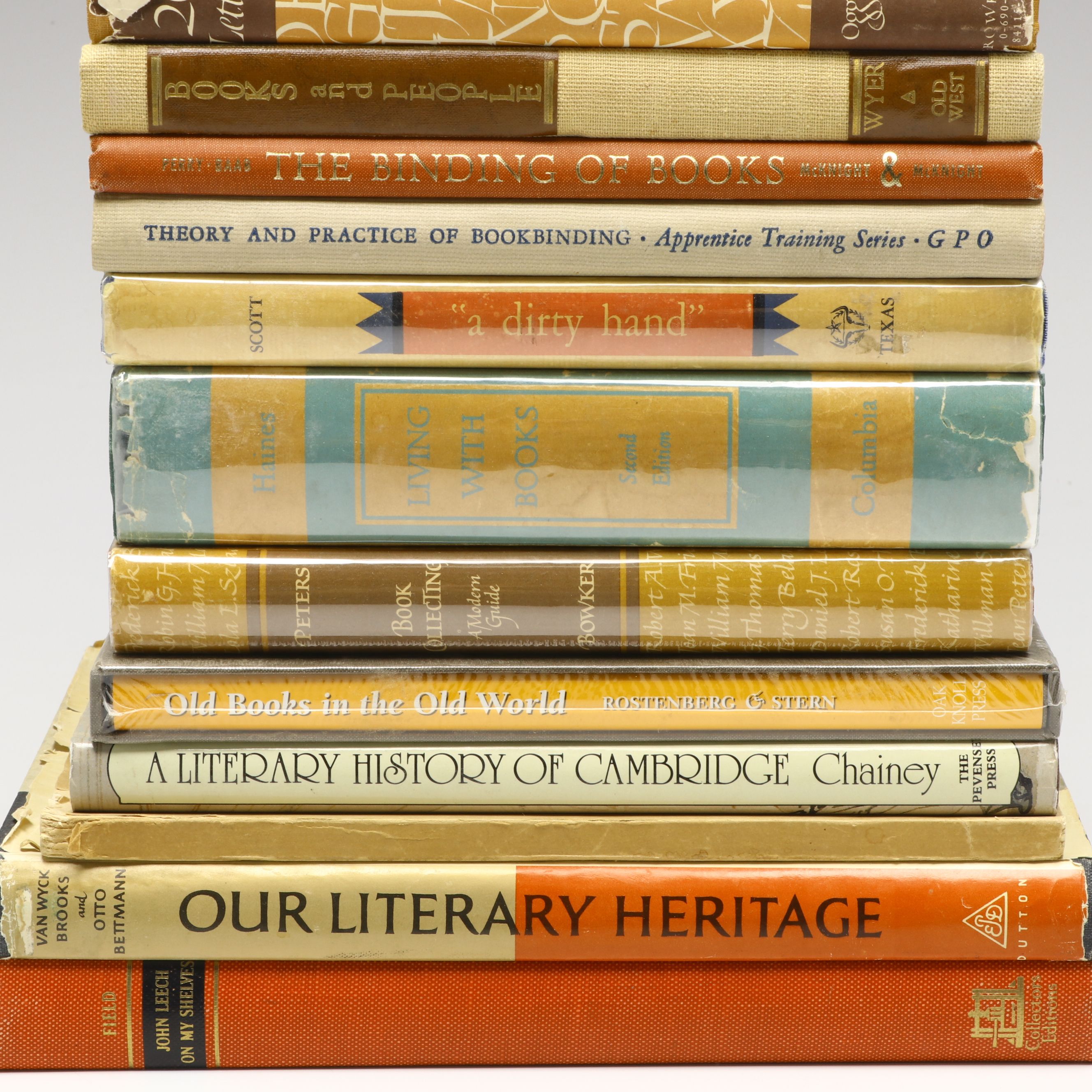 "Old Books in the Old World" with More Bookbinding and Literary History Books