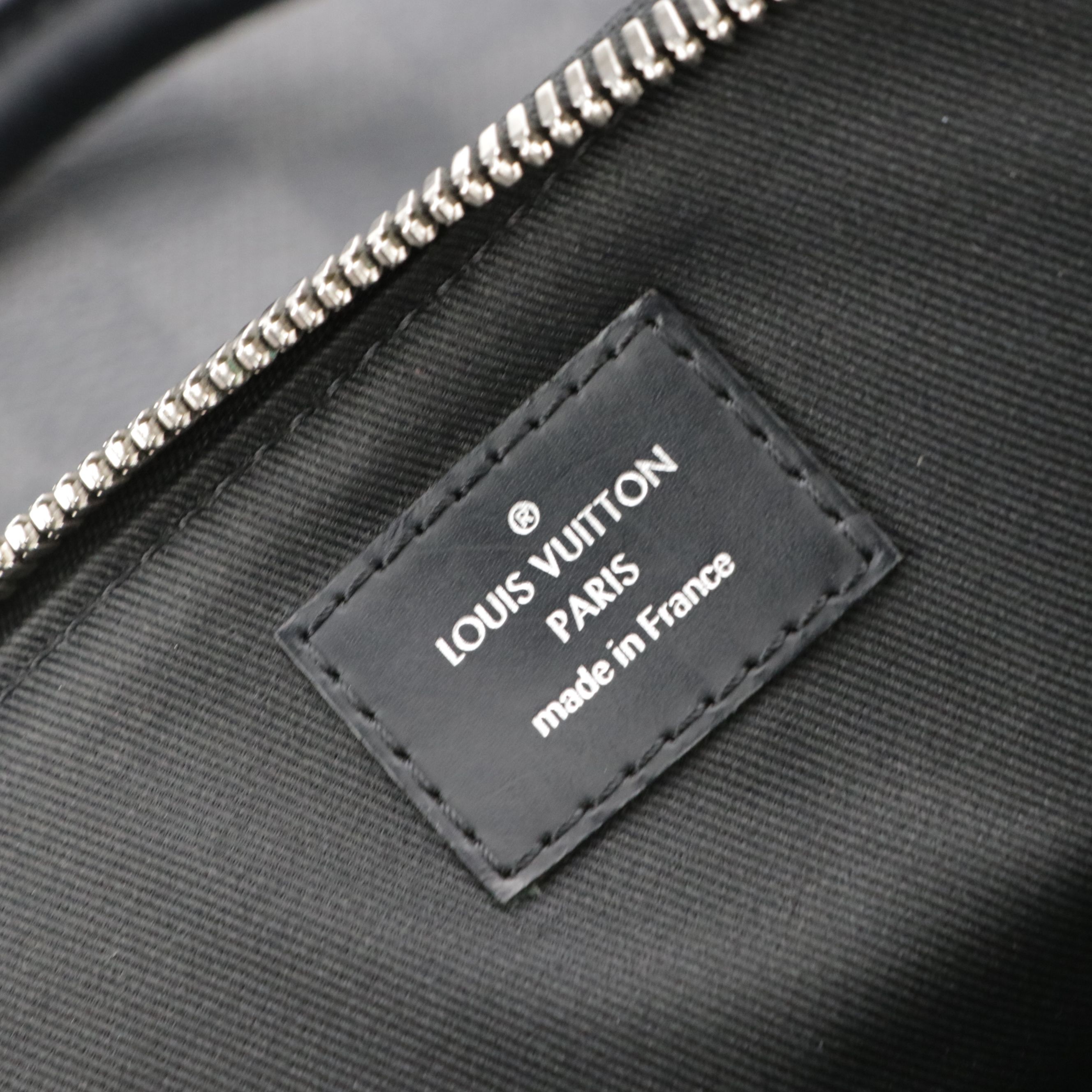 Louis Vuitton Anton Top Handle Two-Way Bag in Damier Graphite Canvas and Leather