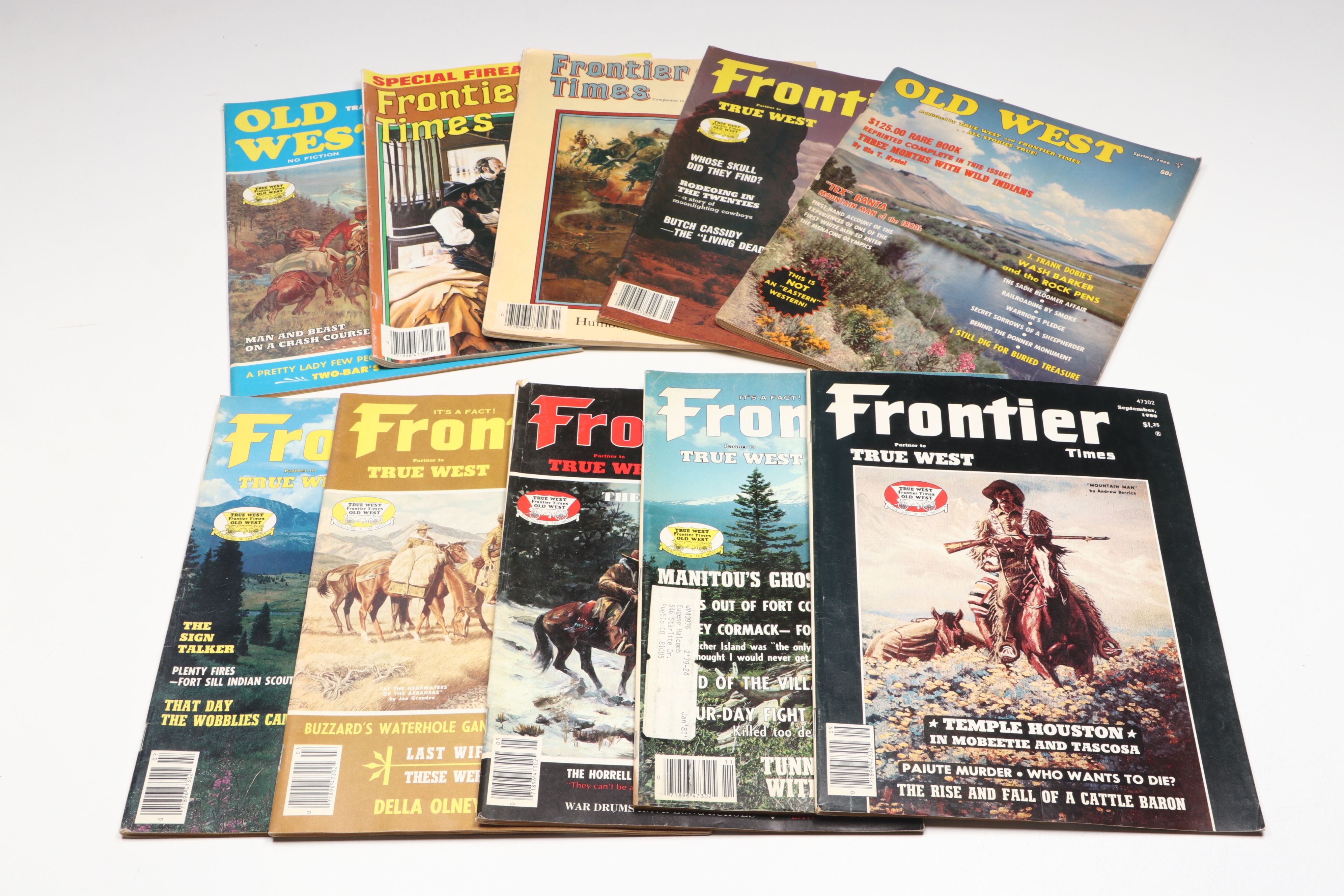"True West," "Frontier Times" and More Old West Magazines, Mid to Late 20th C.