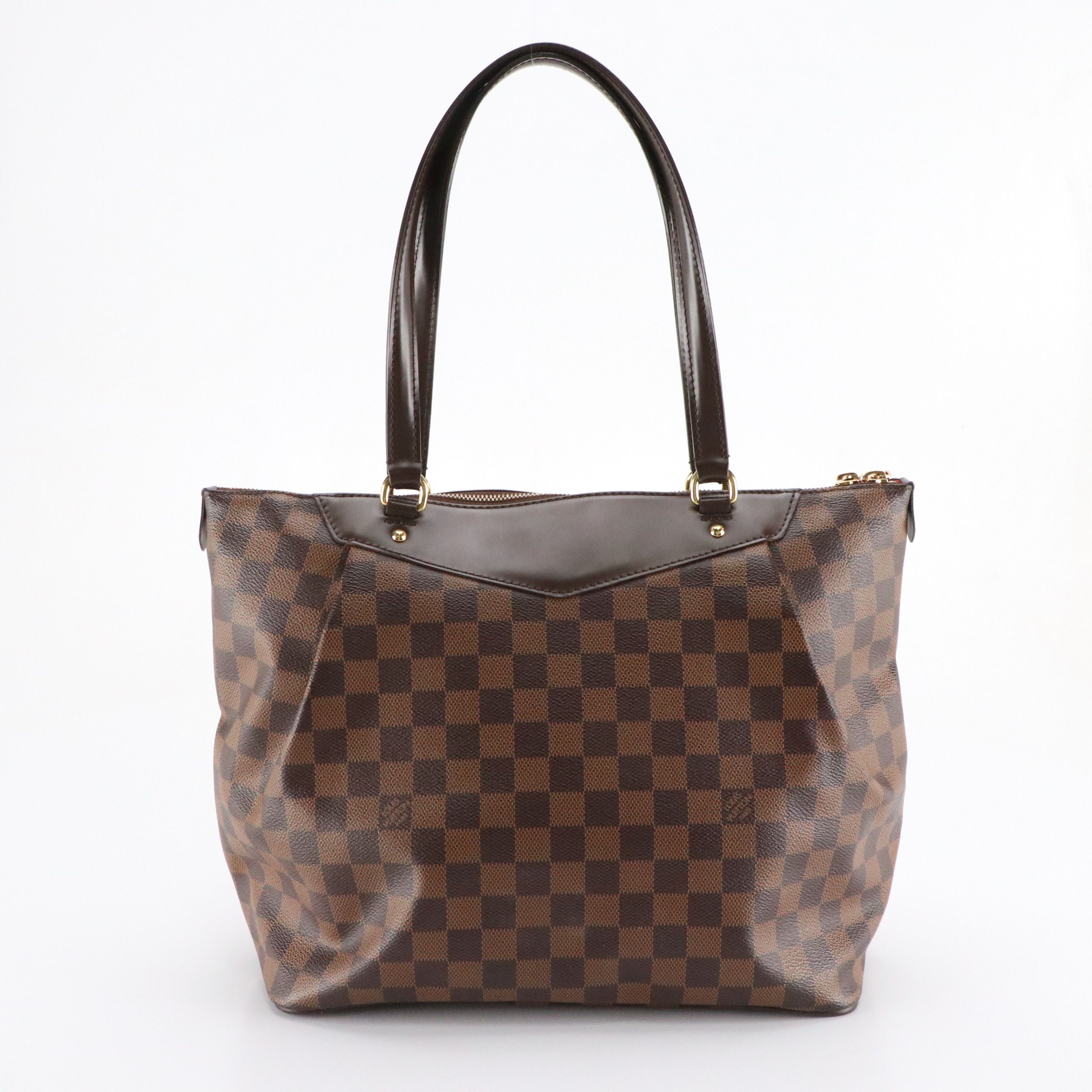 Louis Vuitton Westminster GM Shoulder Bag in Damier Ebene Canvas and Leather