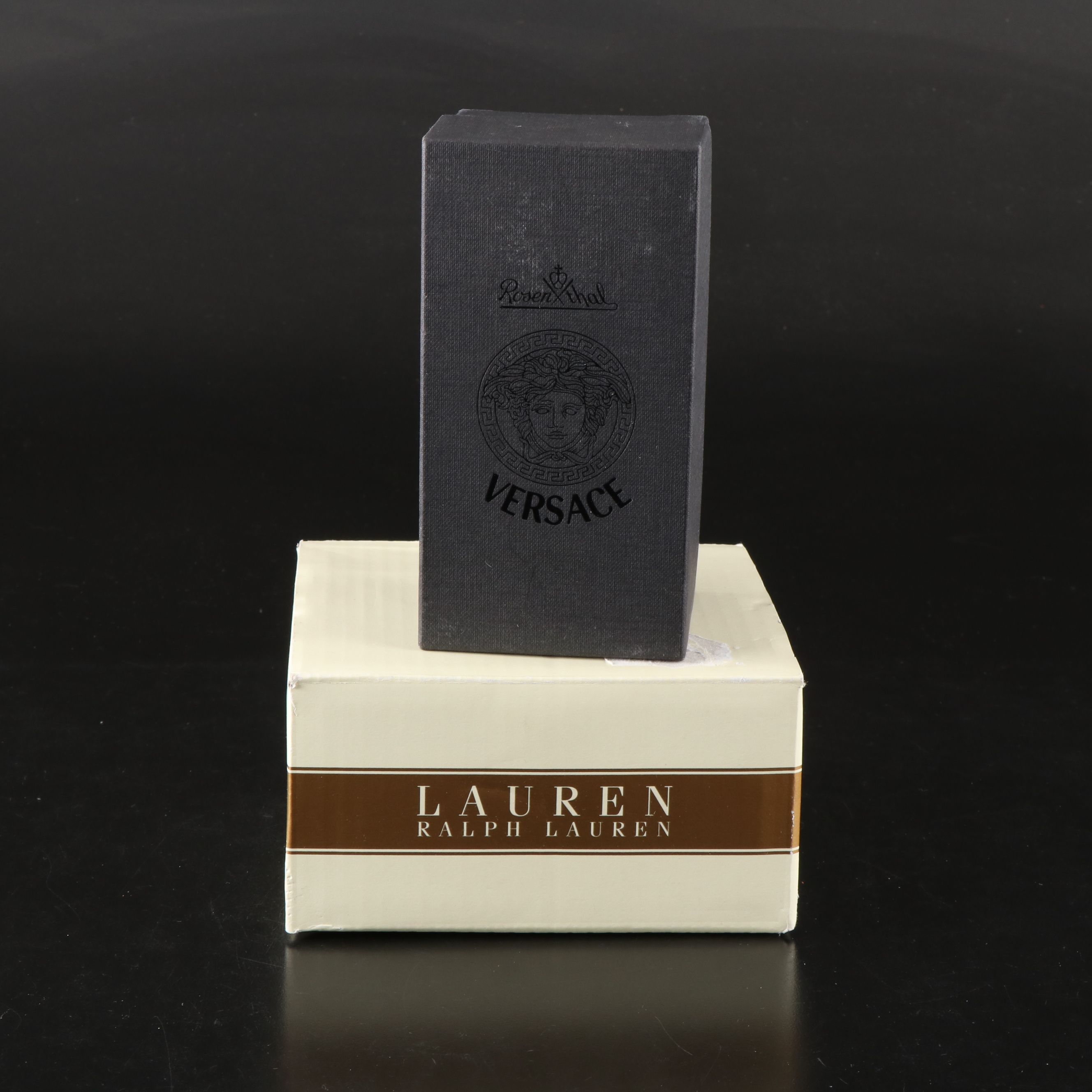 Ralph Lauren "Glen Plaid" Crystal Bowl with More Table Accessories