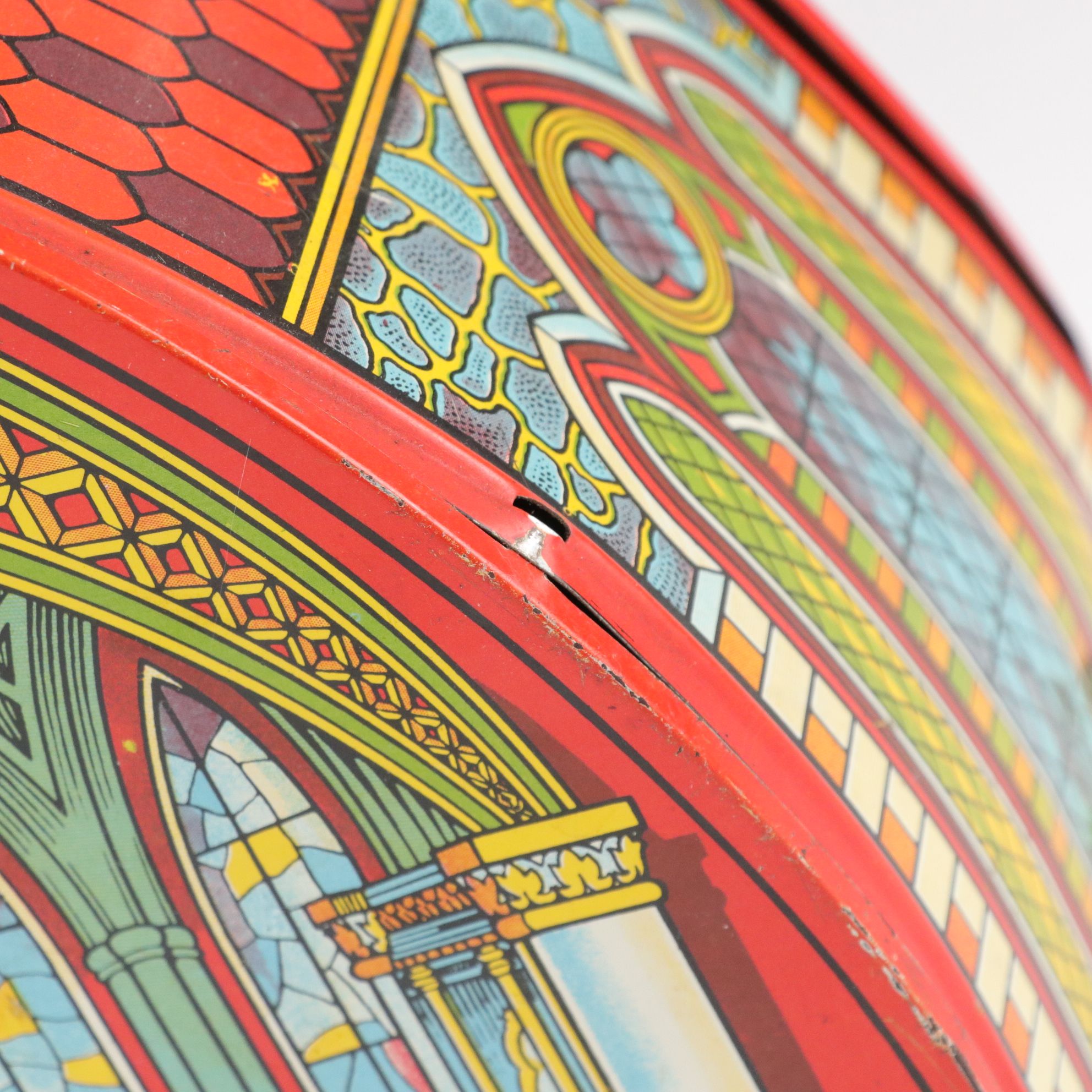 J. Chein & Co. Tin Litho Church Organ Music Box and Magnus Junior Toy Accordion