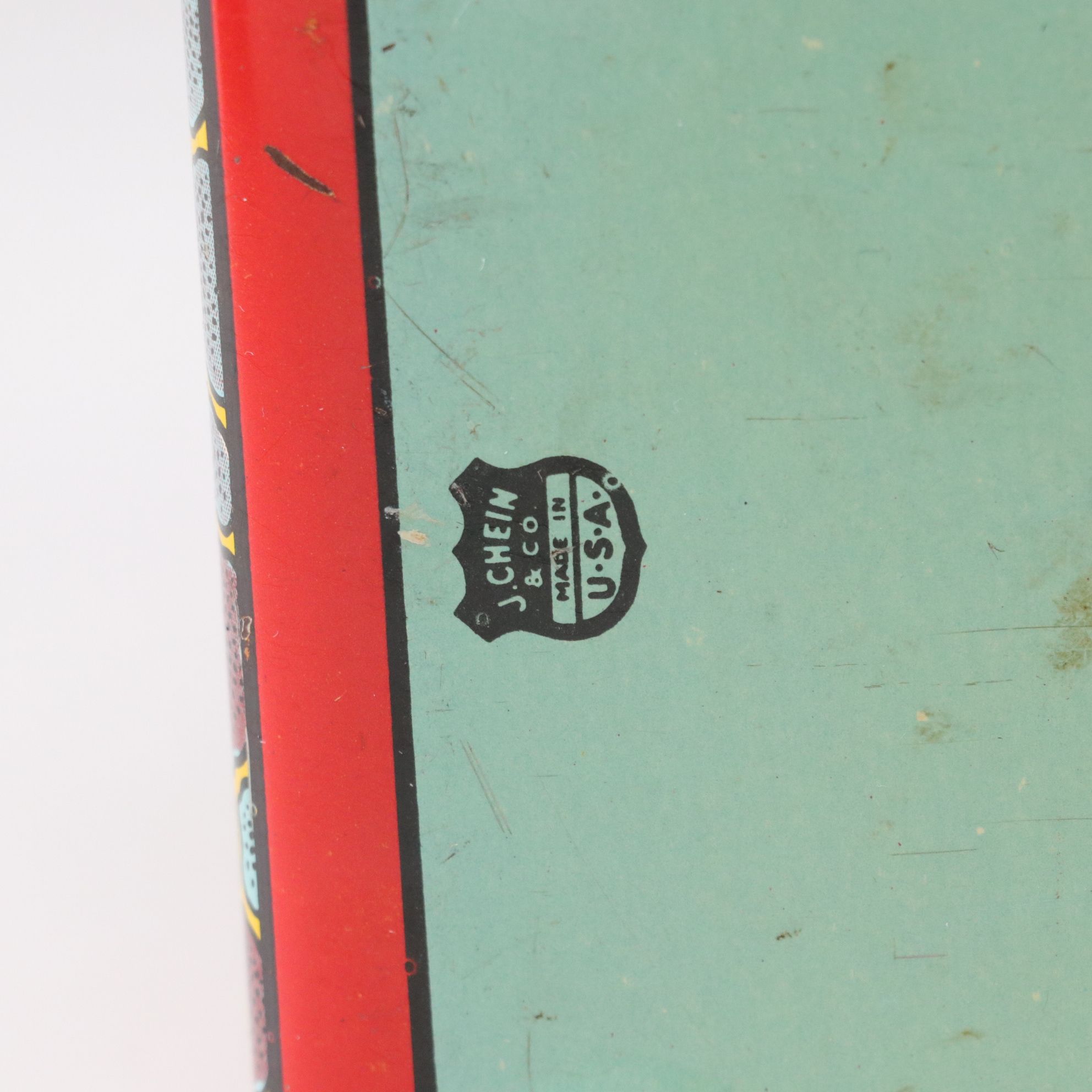 J. Chein & Co. Tin Litho Church Organ Music Box and Magnus Junior Toy Accordion