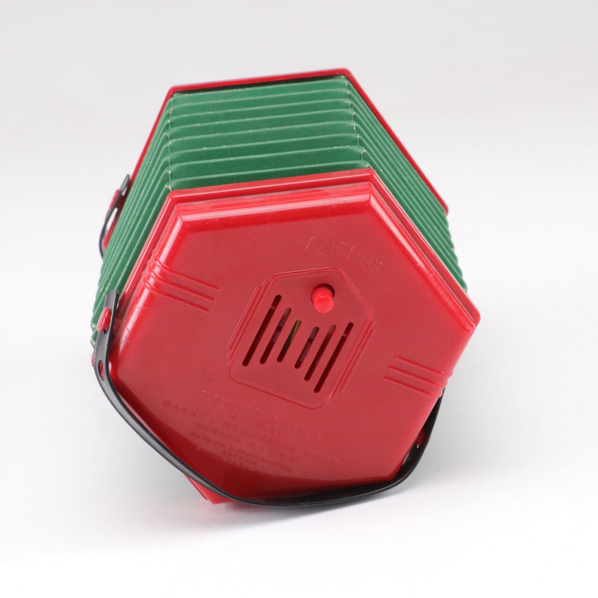 J. Chein & Co. Tin Litho Church Organ Music Box and Magnus Junior Toy Accordion