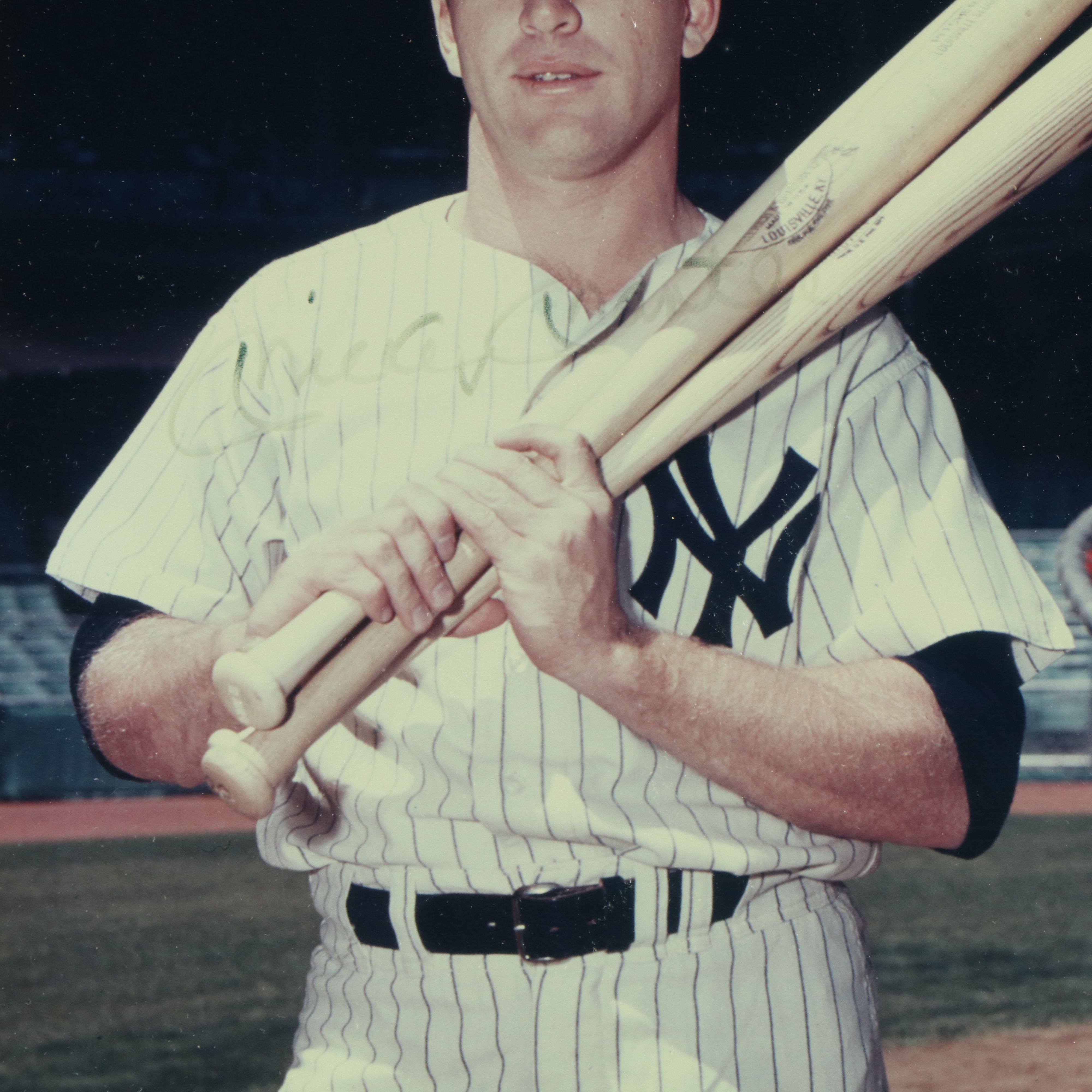 Mickey Mantle Signed New York Yankees Baseball Prints