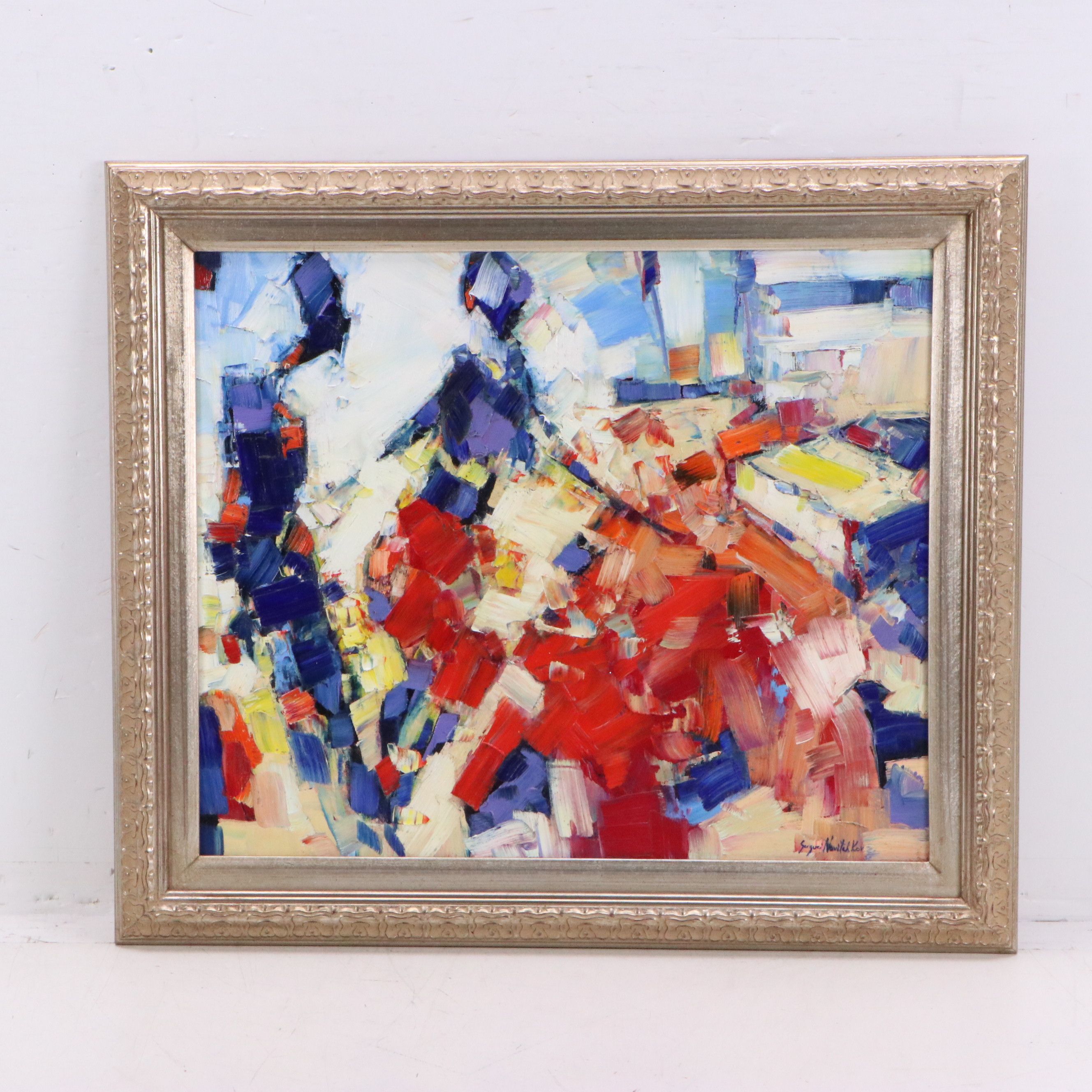 Serguei Novitchkov Oil Painting "Architecture of Feelings," 2026