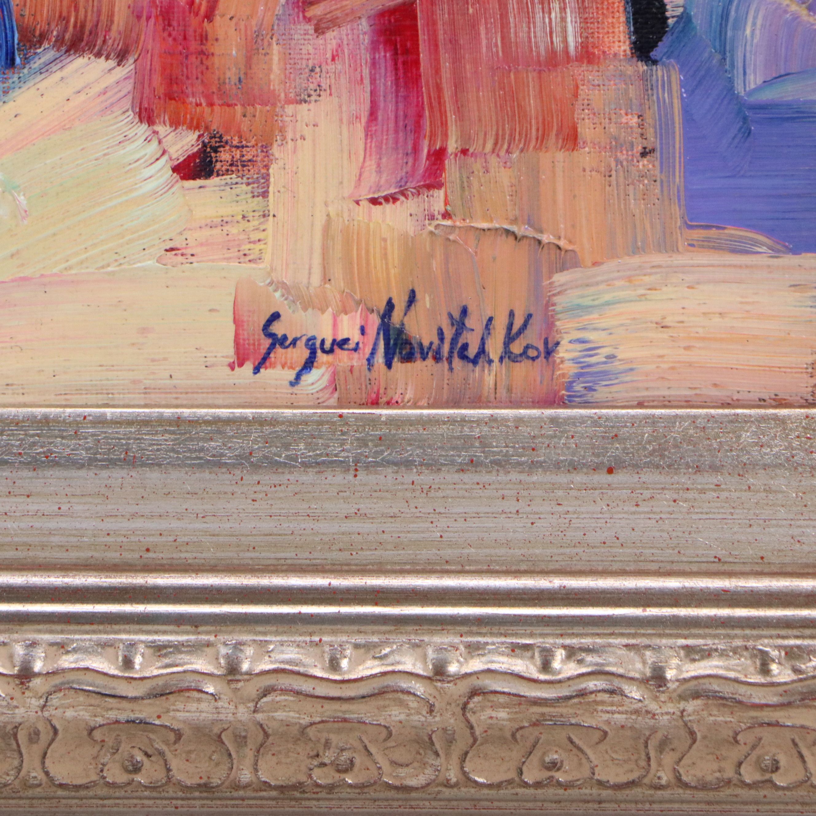 Serguei Novitchkov Oil Painting "Architecture of Feelings," 2026